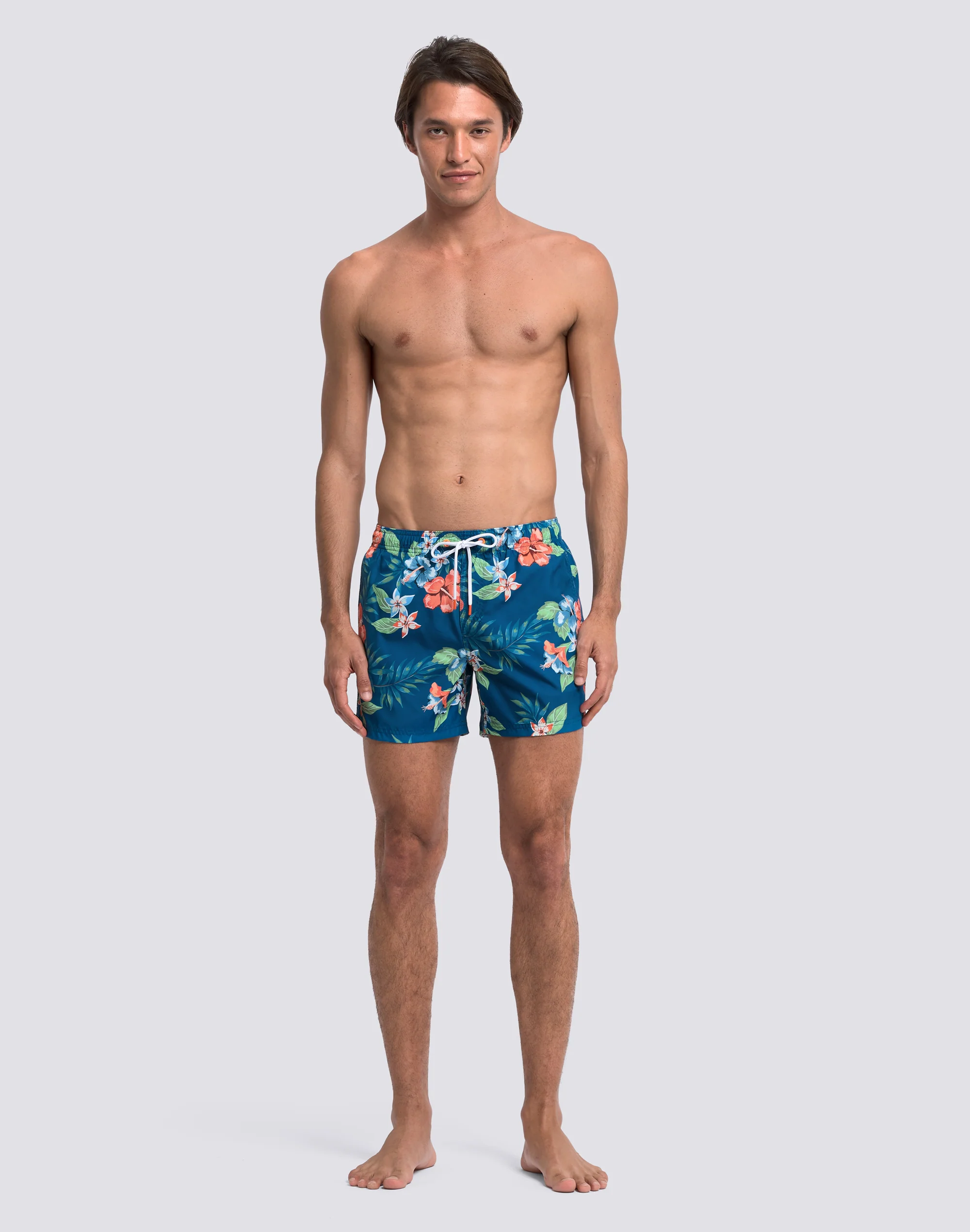 COSTUME DA BAGNO UOMO CORTO VITA ELASTICATA POLIESTERE RICICLATO REPREVE® CON STAMPA ISLAND BLISS - Image 3