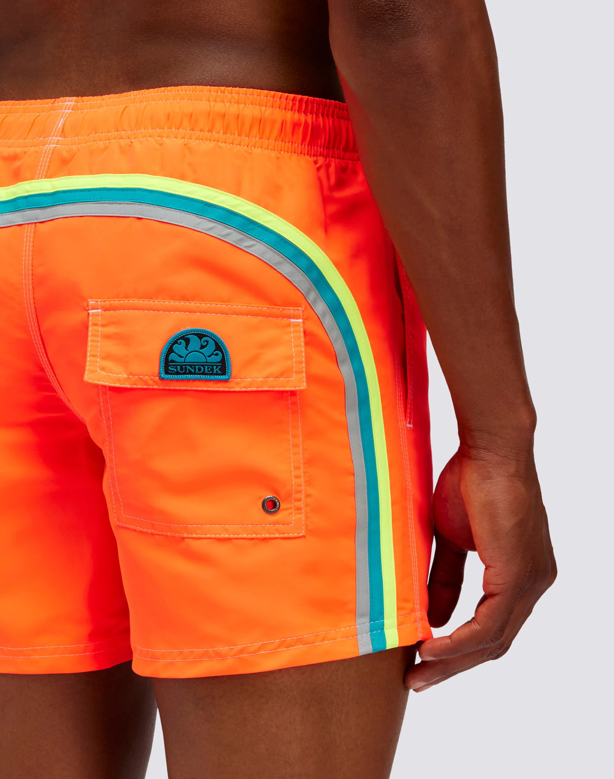 COSTUME DA BAGNO UOMO ARANCIO FLUO - Image 3