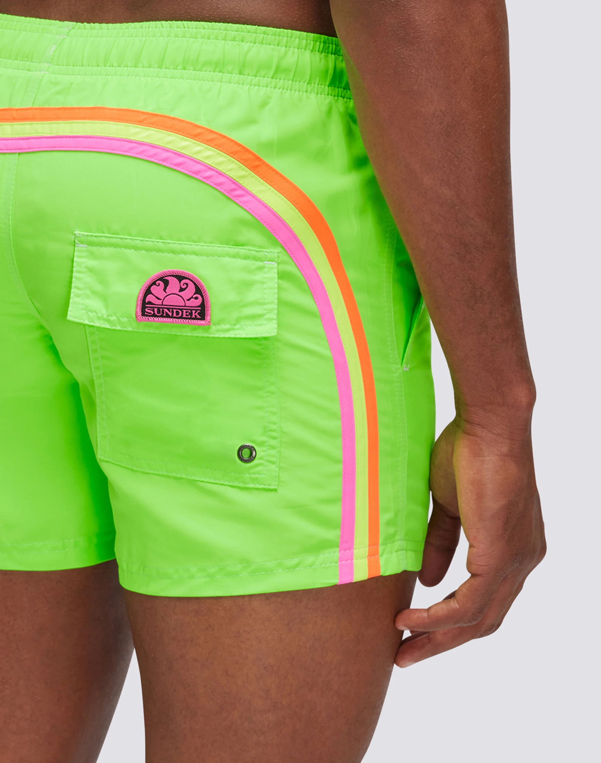 COSTUME DA BAGNO UOMO VERDE FLUO - Image 3