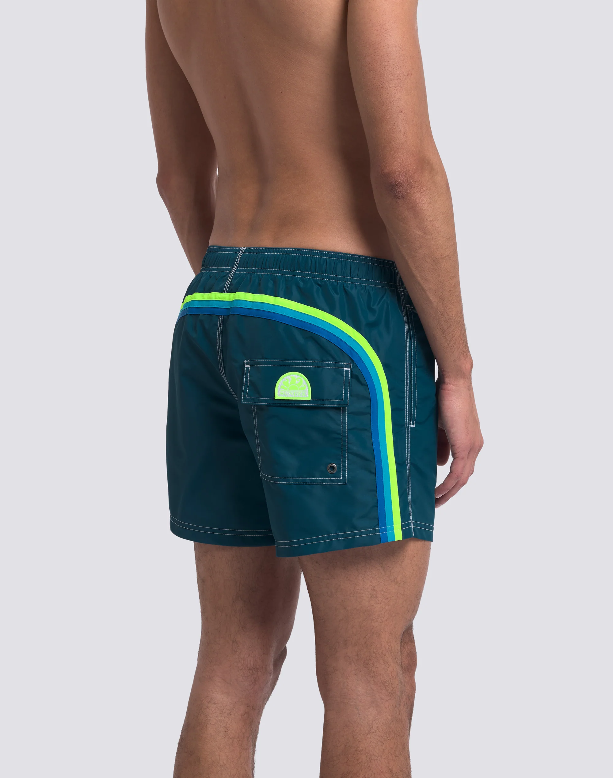 COSTUME DA BAGNO UOMO CORTO VITA ELASTICATA ICONIC TAFFETA - Image 5