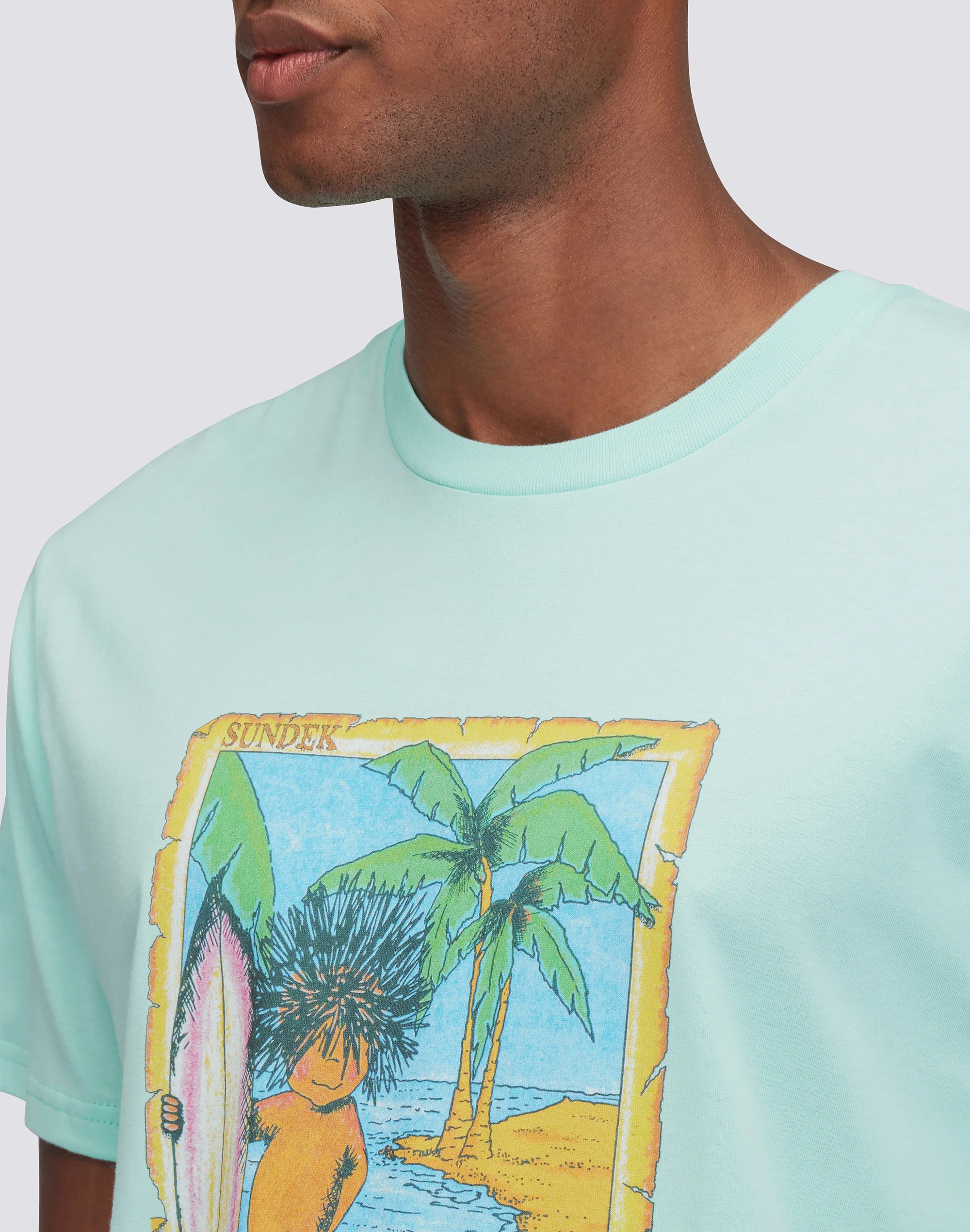 T-SHIRT CON STAMPA D'ARCHIVIO ISLAND BOY - Image 3