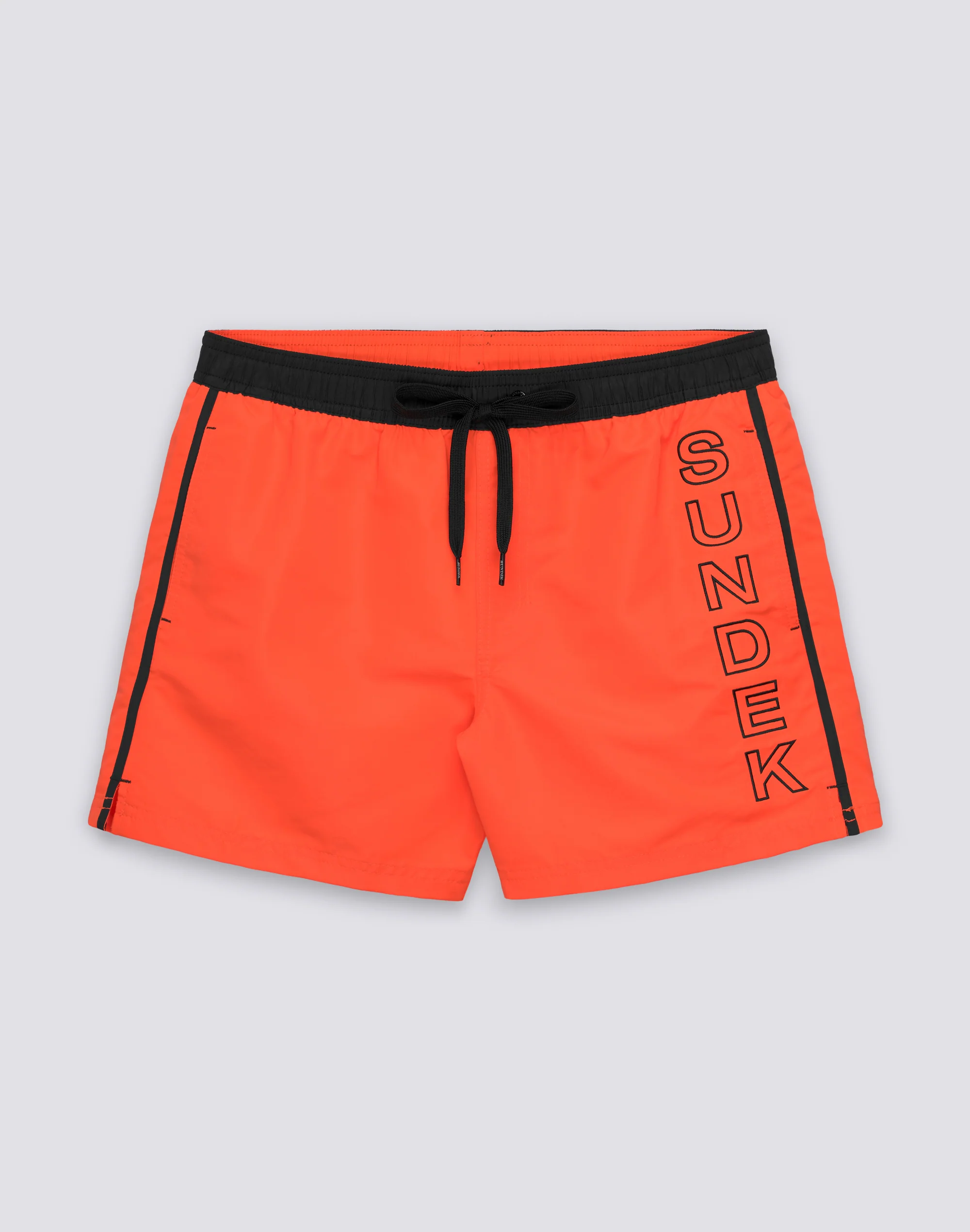 COSTUME DA BAGNO UOMO CORTO VITA ELASTICATA ICONIC TAFFETA CON PIPING A CONTRASTO