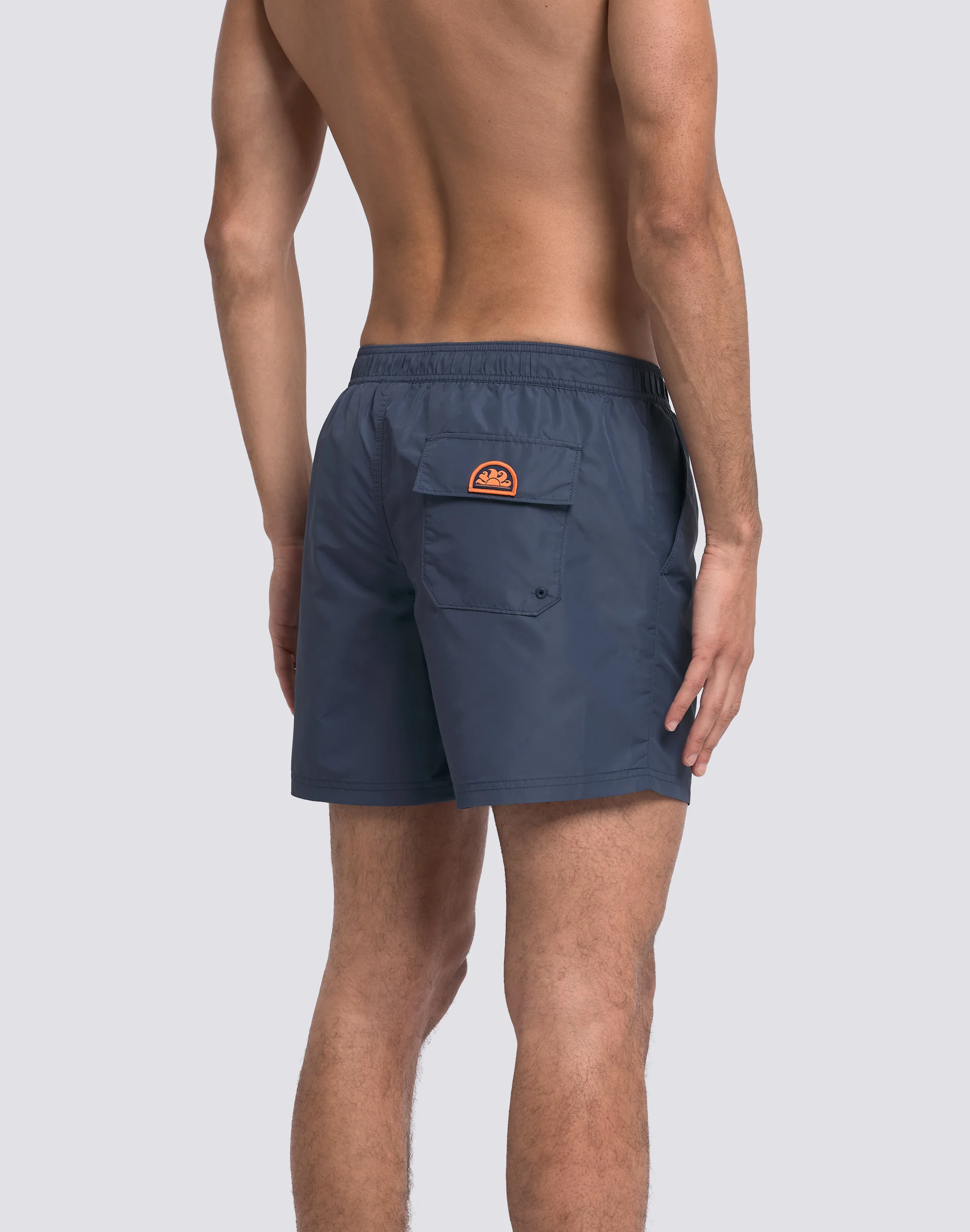 COSTUME DA BAGNO UOMO VITA ELASTICATA IN NYLON TAFFETA EFFETTO LAVATO - Image 5