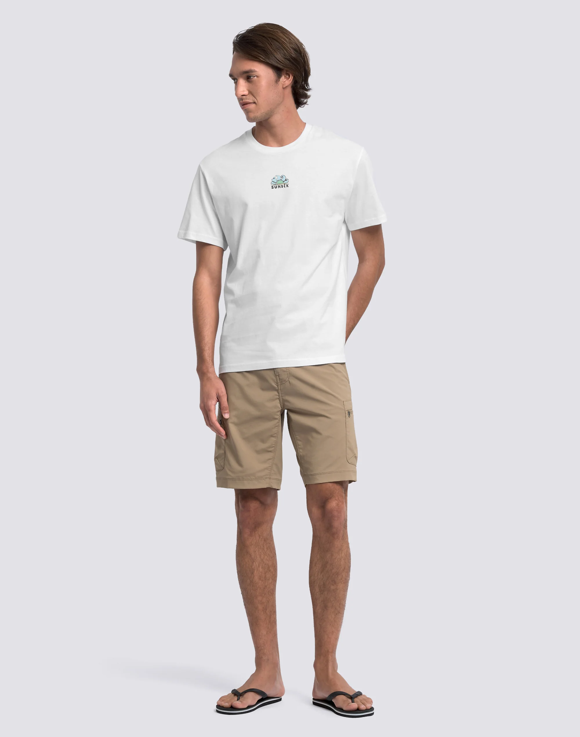 T-SHIRT UOMO A GIROCOLLO CON STAMPA TIDAL SURFER - Image 3
