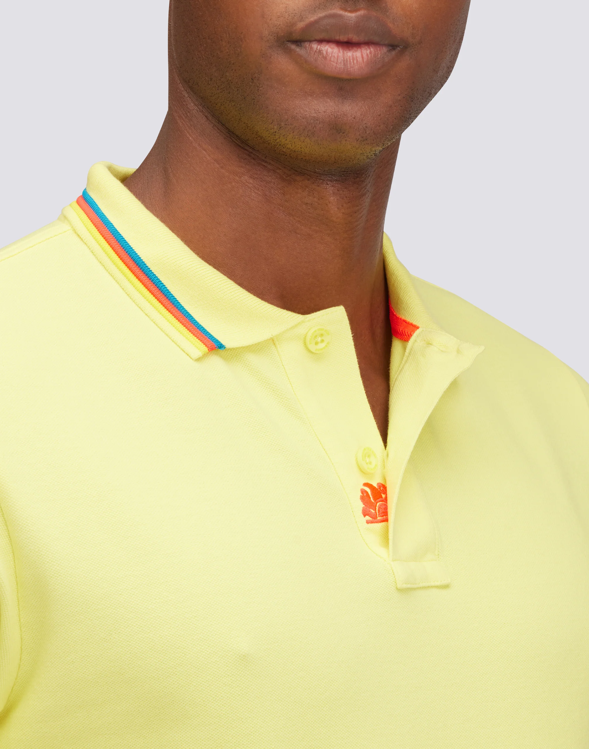 POLO BRICE IN COTONE PIQUET CON DETTAGLI TRICOLOR - Image 3