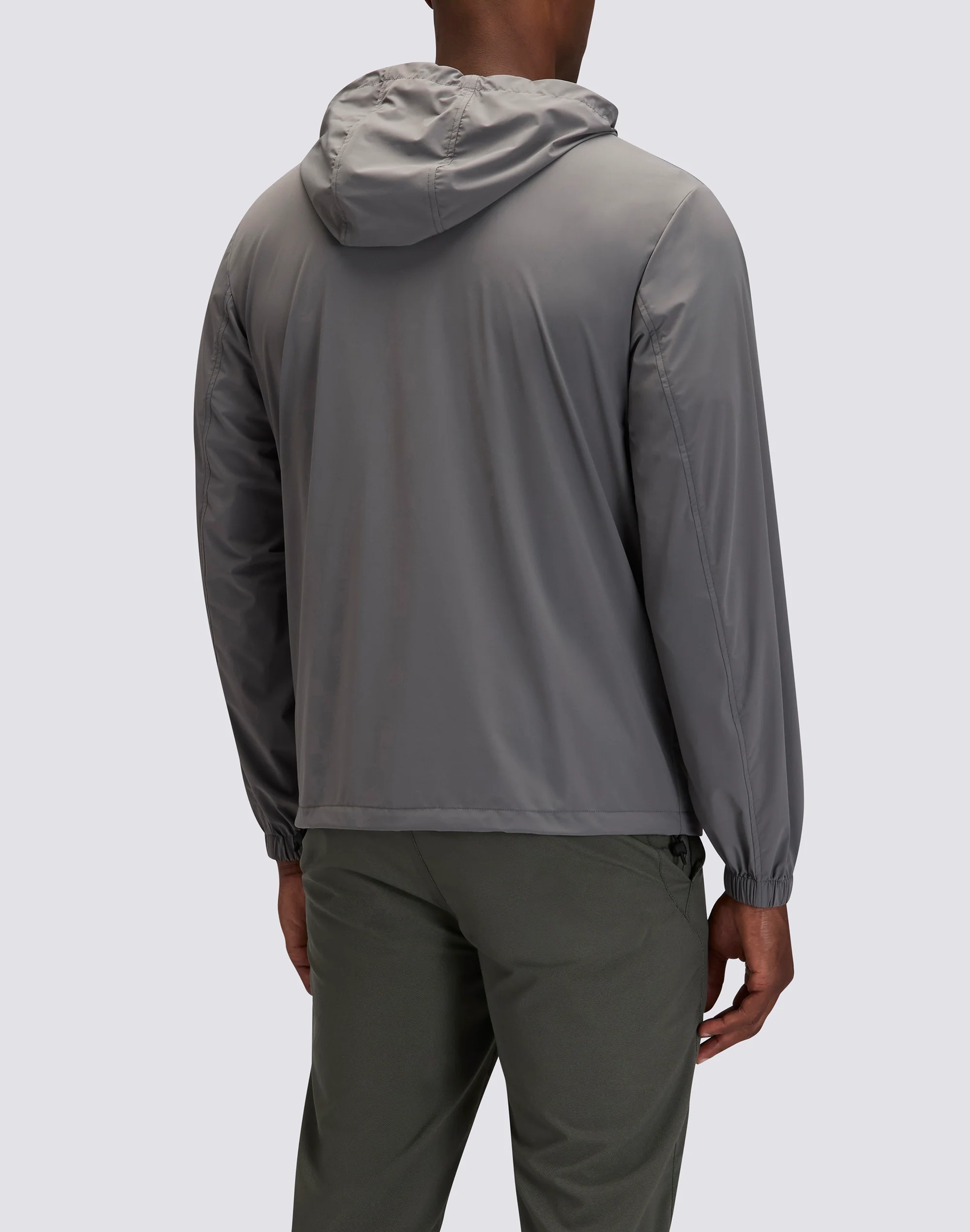 GIACCA DA UOMO FULL ZIP CON CAPPUCCIO IN NYLON - Image 2
