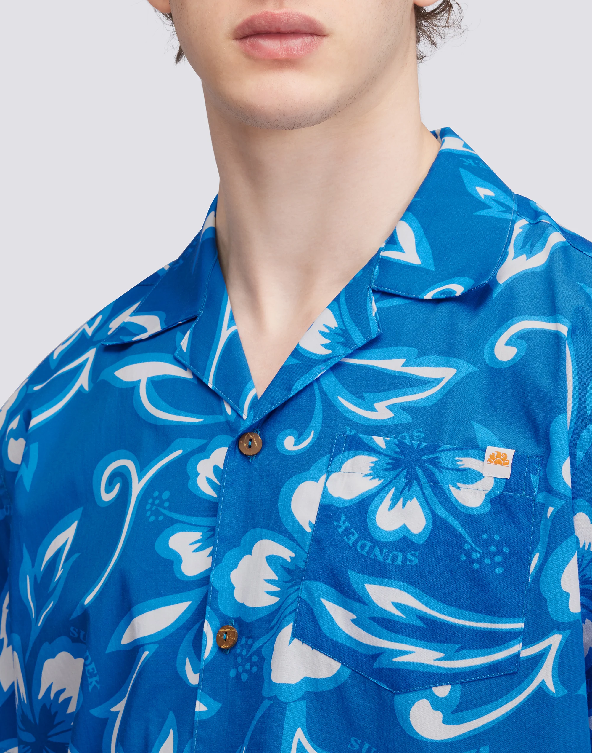 CAMICIA MODELLO BOWLING CON STAMPA SK23 - Image 3