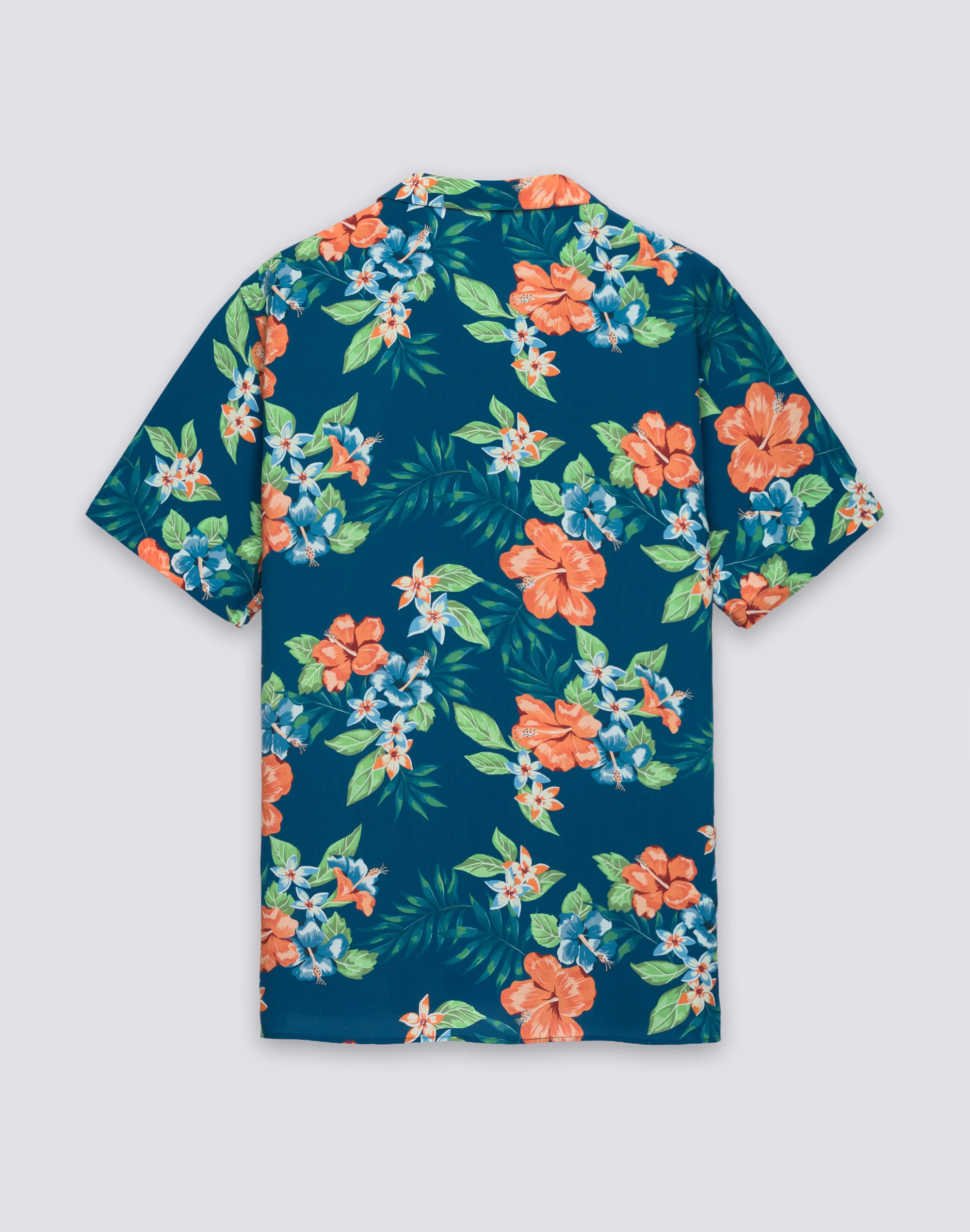CAMICIA UOMO STAMPATA IN VISCOSA POPELINE - Image 2