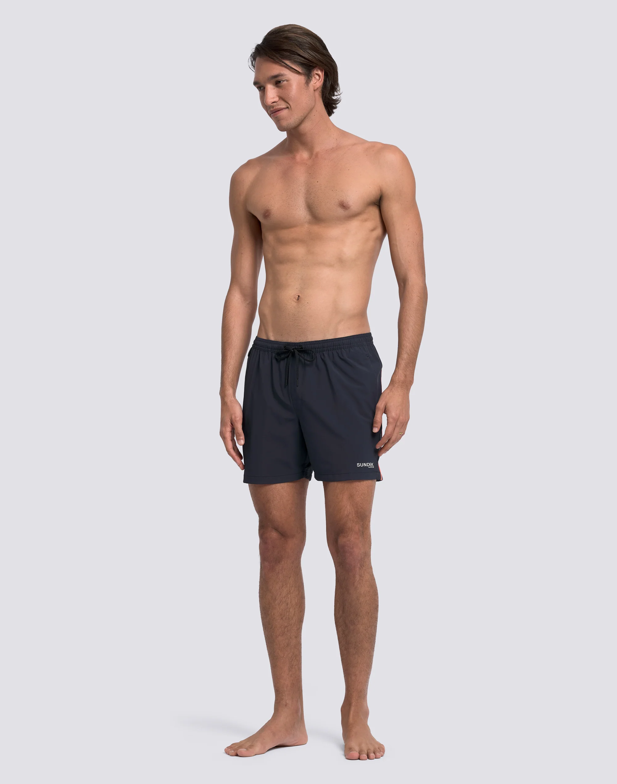 COSTUME DA BAGNO UOMO CON TESSUTO STRETCH A VITA ELASTICATA E CON CUSTODIA REMOVIBILE - Image 4