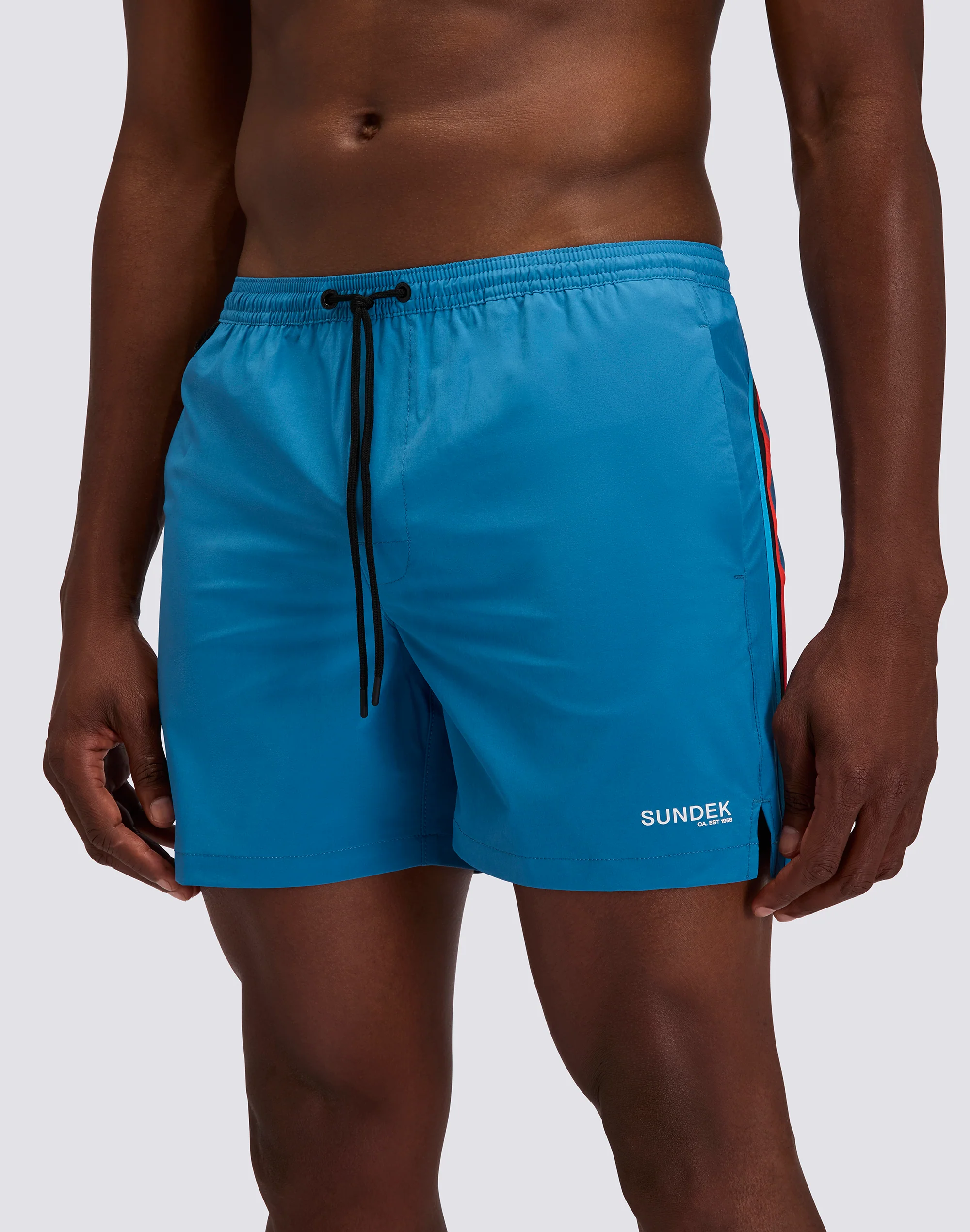 COSTUME DA BAGNO UOMO CON TESSUTO STRETCH A VITA ELASTICATA E CON CUSTODIA REMOVIBILE - Image 3