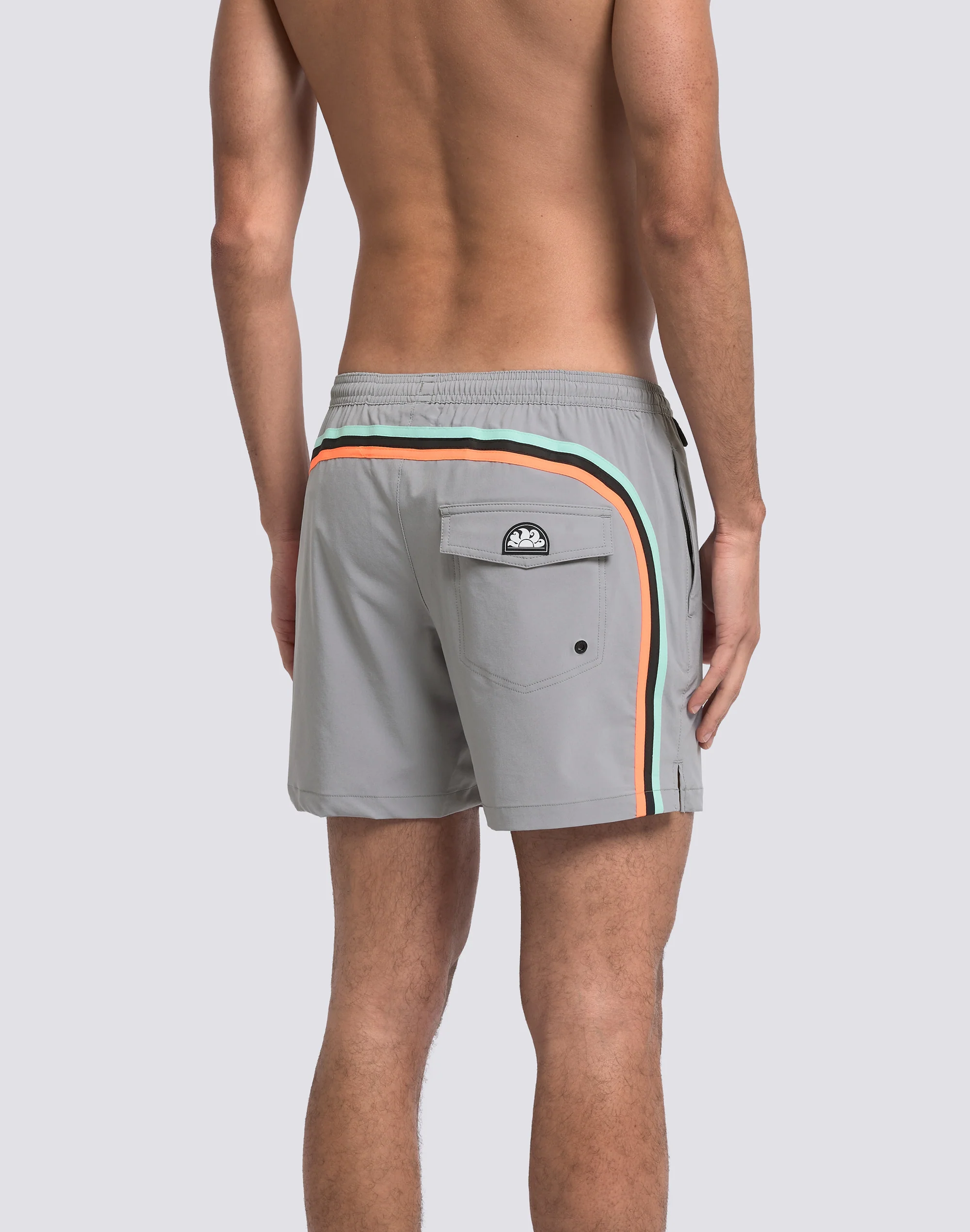 COSTUME DA BAGNO UOMO CON TESSUTO STRETCH A VITA ELASTICATA E CON CUSTODIA REMOVIBILE - Image 6