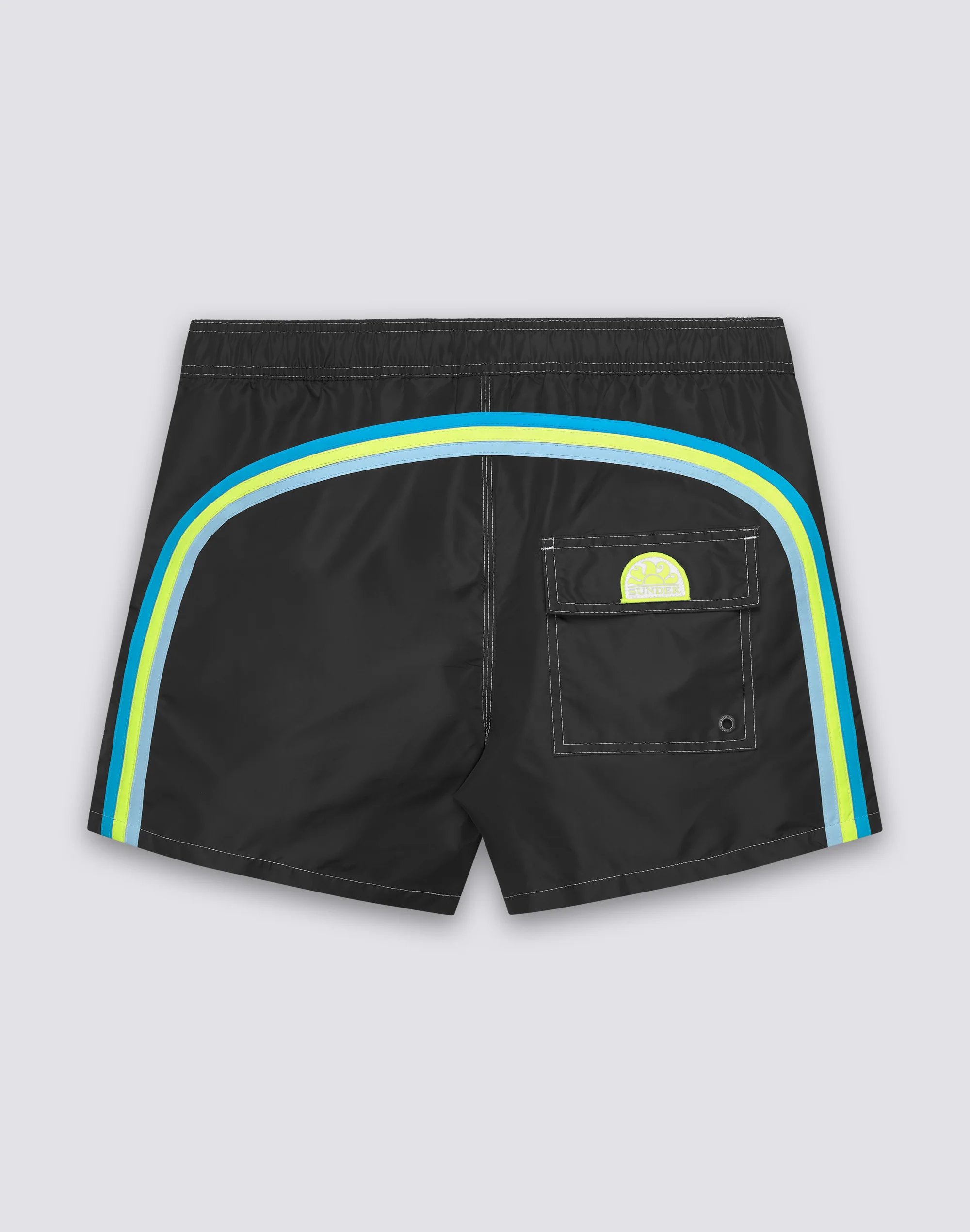 COSTUME DA BAGNO UOMO CORTO CON VITA SEMI ELASTICATA ICONIC TAFFETA