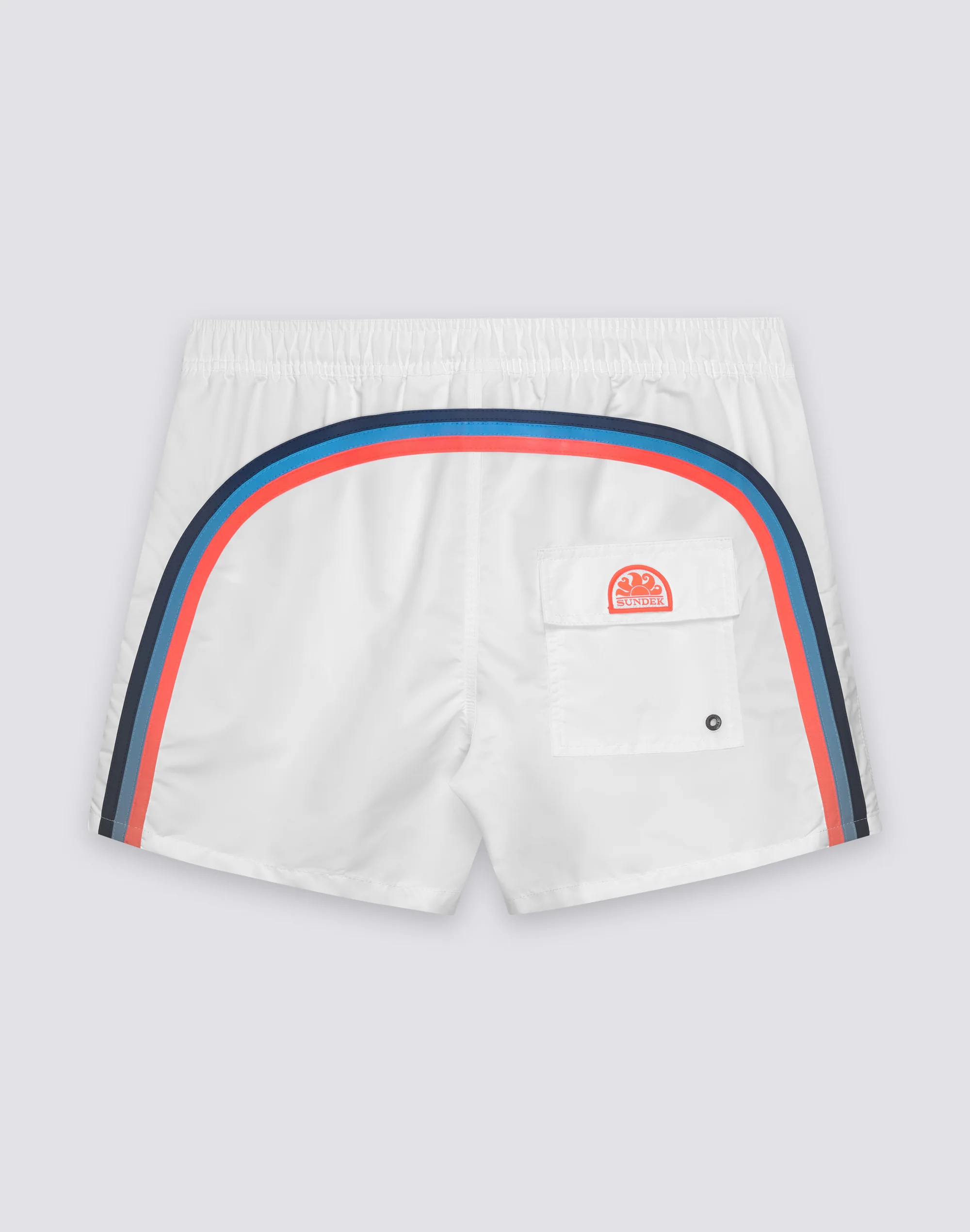 COSTUME DA BAGNO UOMO CORTO CON VITA SEMI ELASTICATA ICONIC TAFFETA
