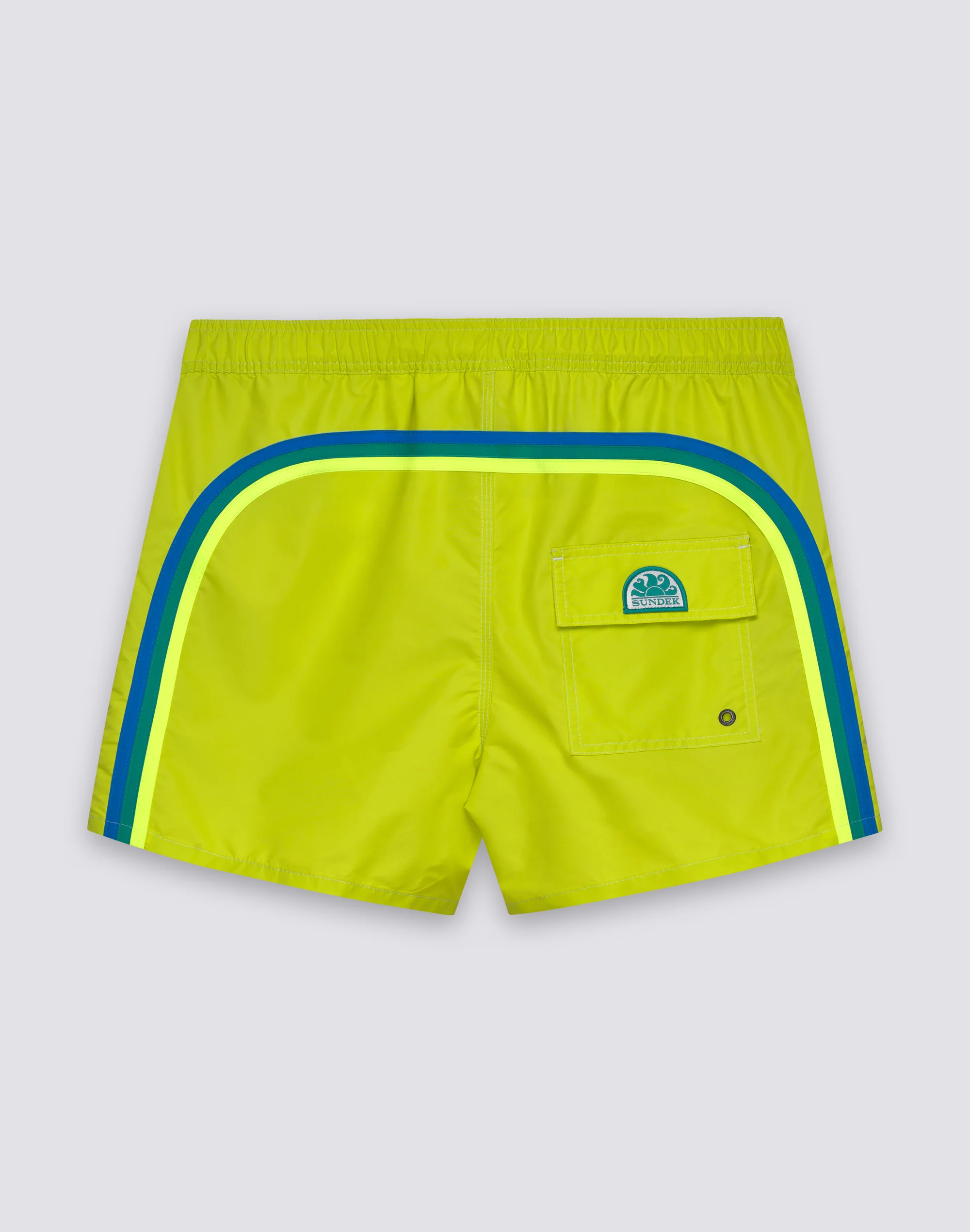 COSTUME DA BAGNO UOMO CORTO CON VITA SEMI ELASTICATA ICONIC TAFFETA