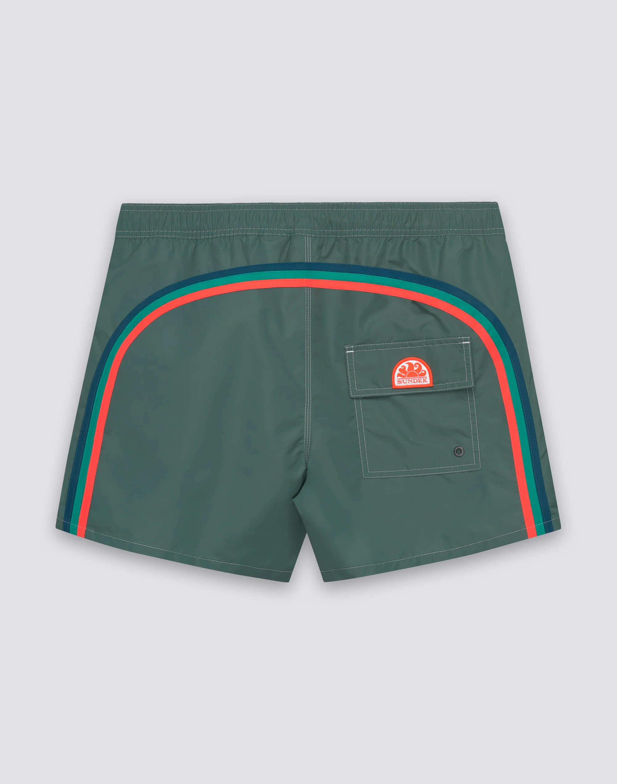 COSTUME DA BAGNO UOMO CORTO CON VITA SEMI ELASTICATA ICONIC TAFFETA