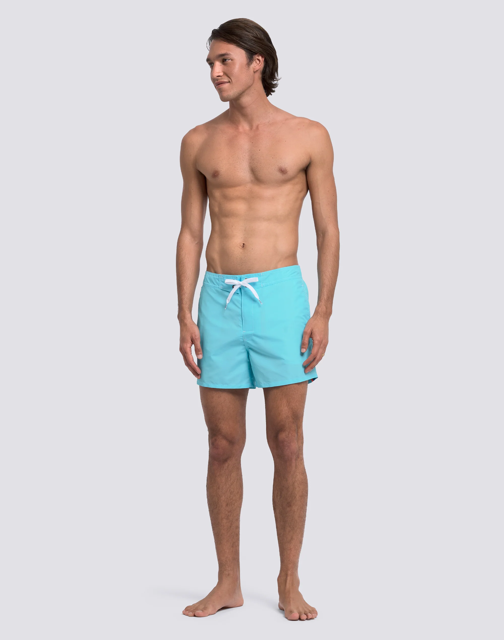 COSTUME DA BAGNO UOMO CORTO CON VITA SEMI ELASTICATA ICONIC TAFFETA - Image 3