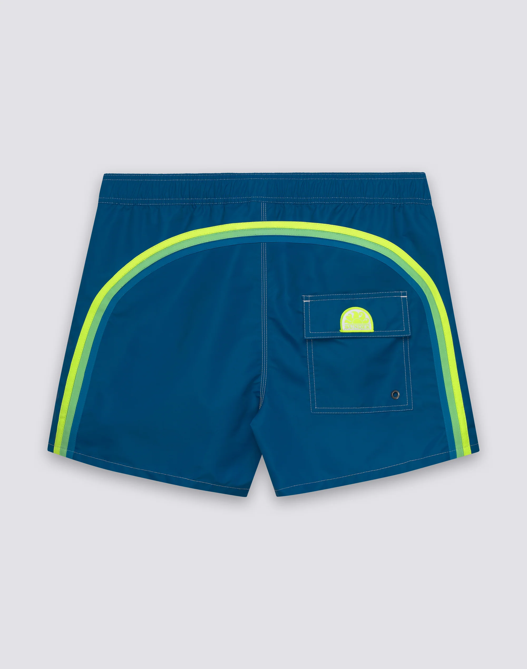 COSTUME DA BAGNO UOMO CORTO CON VITA SEMI ELASTICATA ICONIC TAFFETA