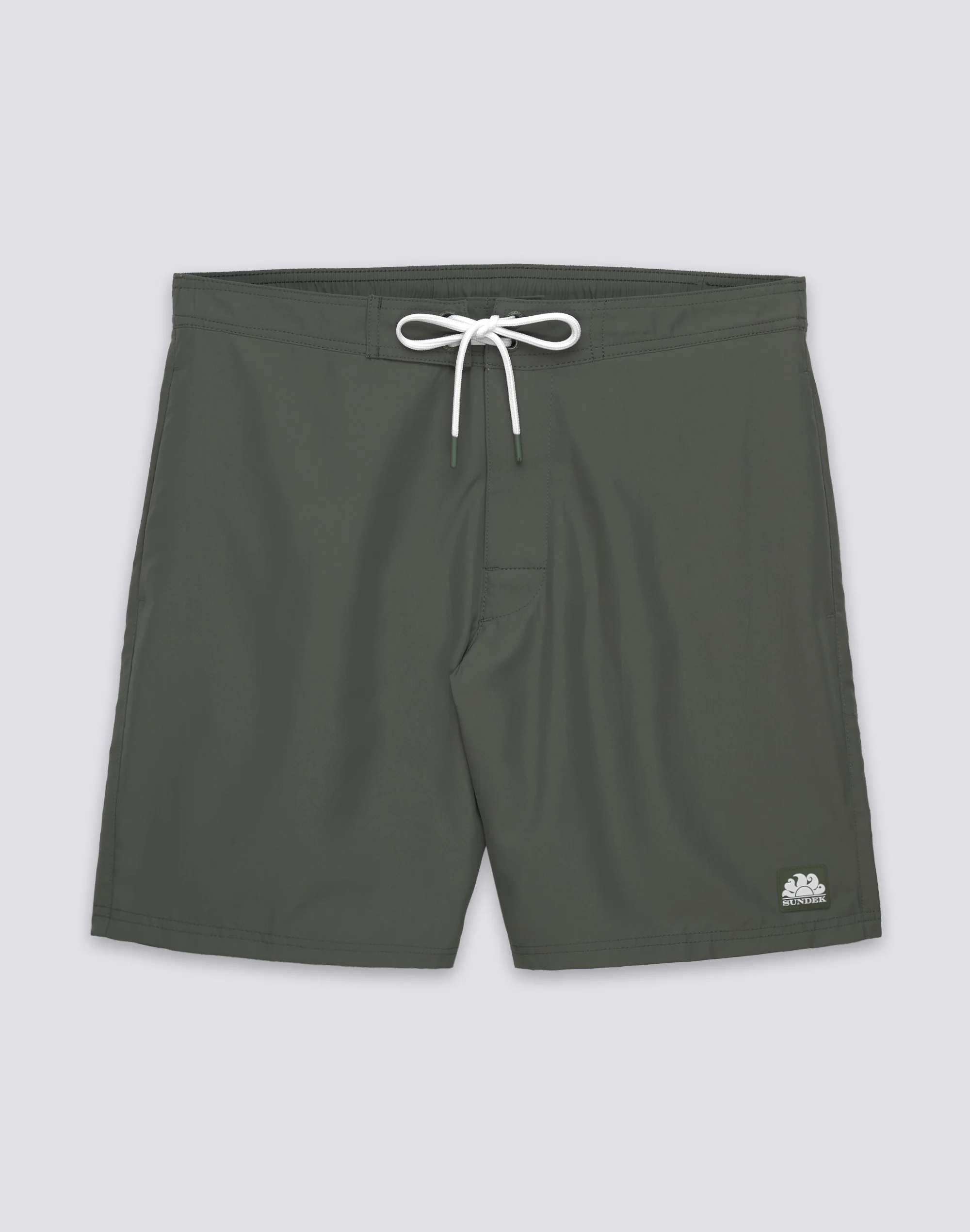 COSTUME DA BAGNO UOMO LUNGO VITA SEMI ELASTICATA IN POLIESTERE RICICLATO REPREVE® - Image 2
