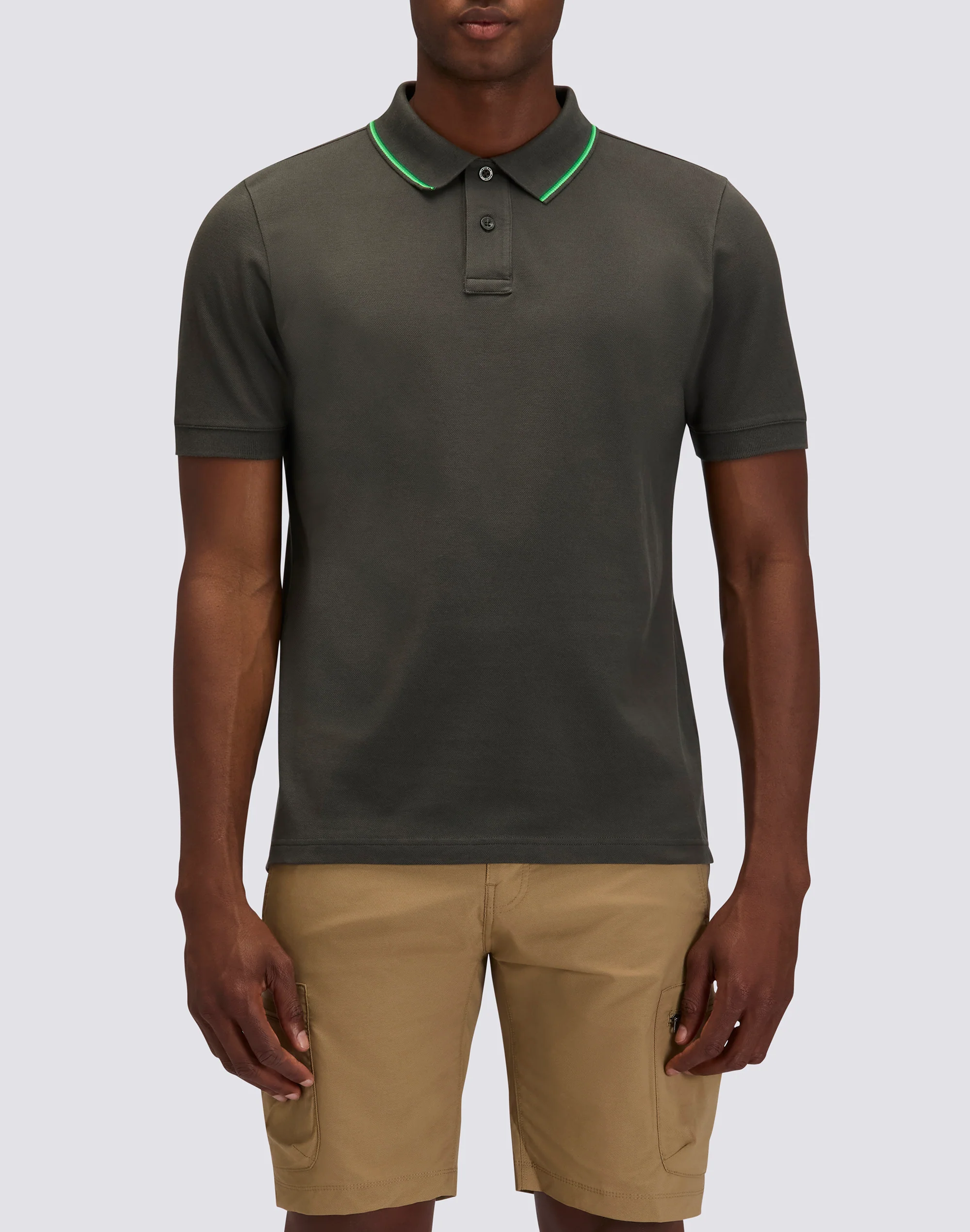 POLO UOMO IN COTONE PIMA PIQUET CON LOGO RICAMATO