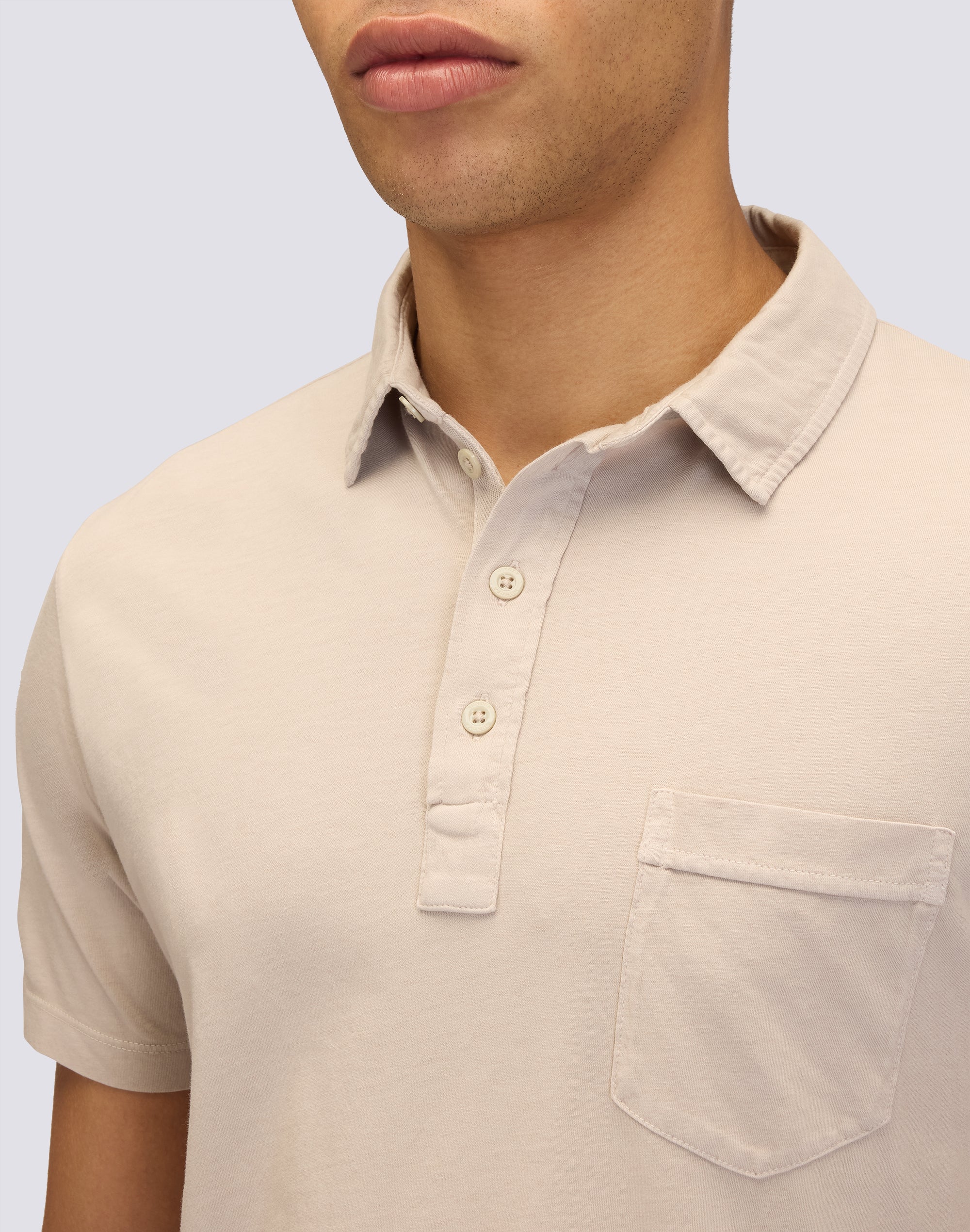 T-SHIRT UOMO TINTO CAPO STILE POLO - Image 3