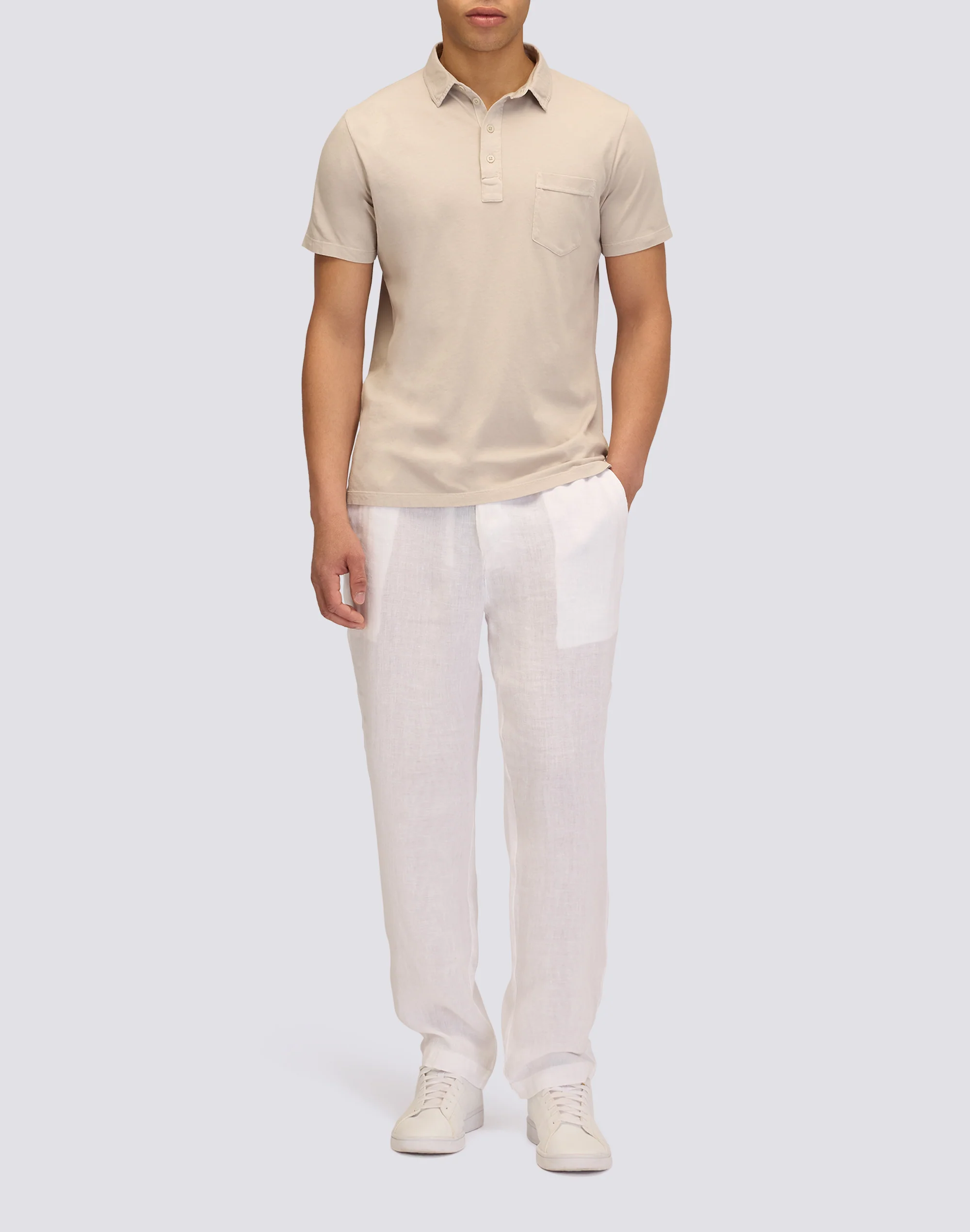 T-SHIRT UOMO TINTO CAPO STILE POLO - Image 4