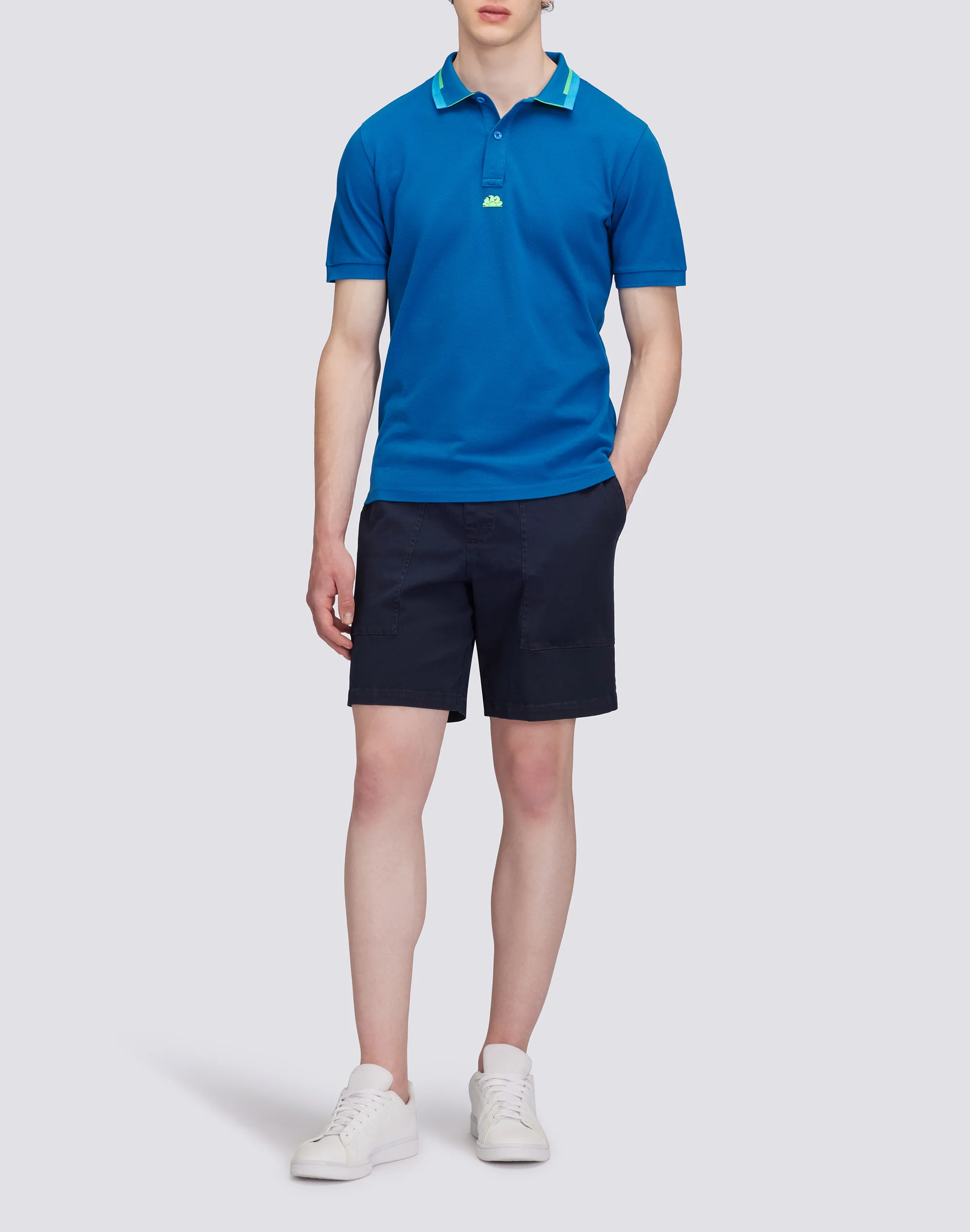 POLO IN COTONE PIQUET COMBINATO - Image 3