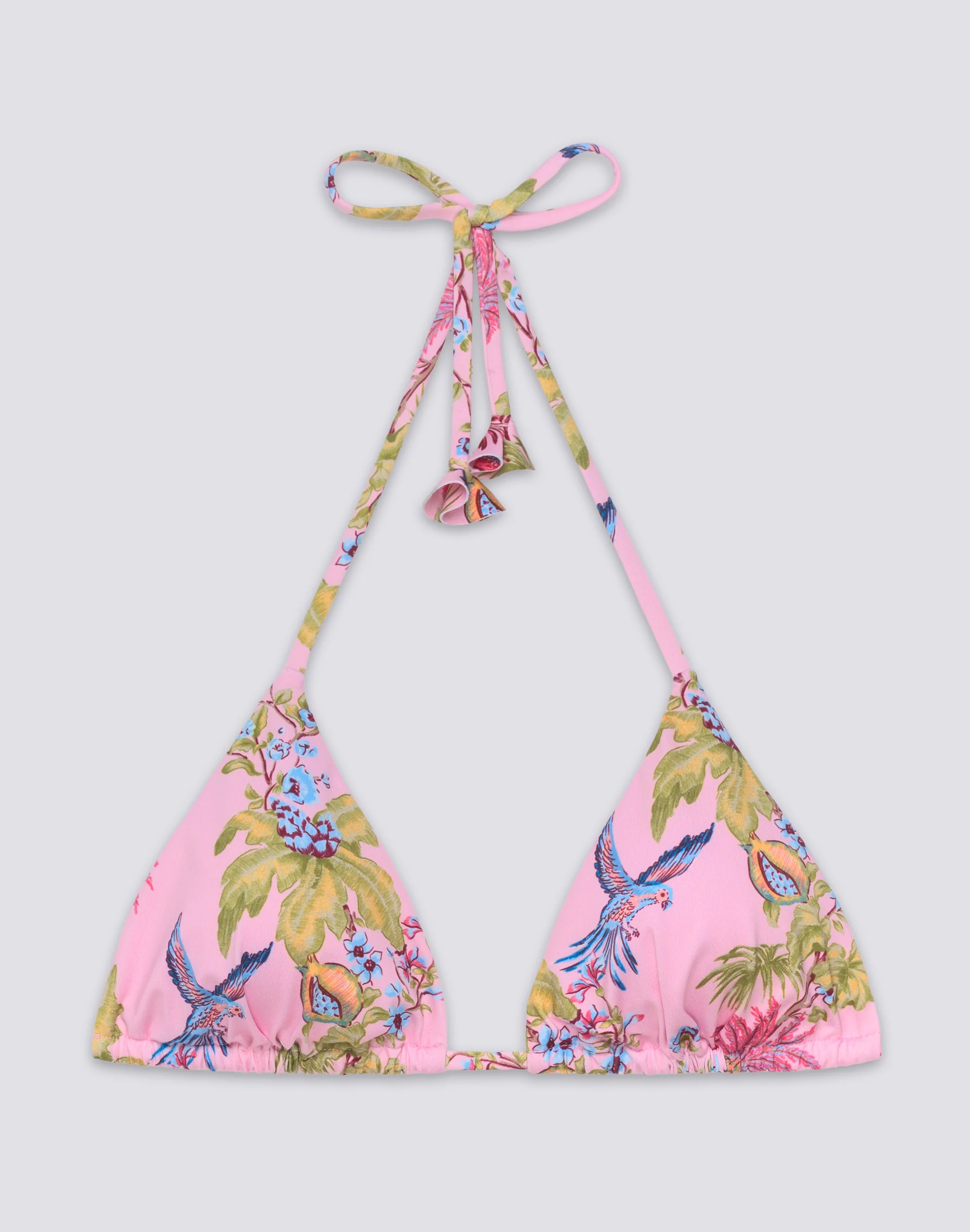 JENNIFER - BIKINI TOP A TRAINGOLO STAMPA SWEET PARROT