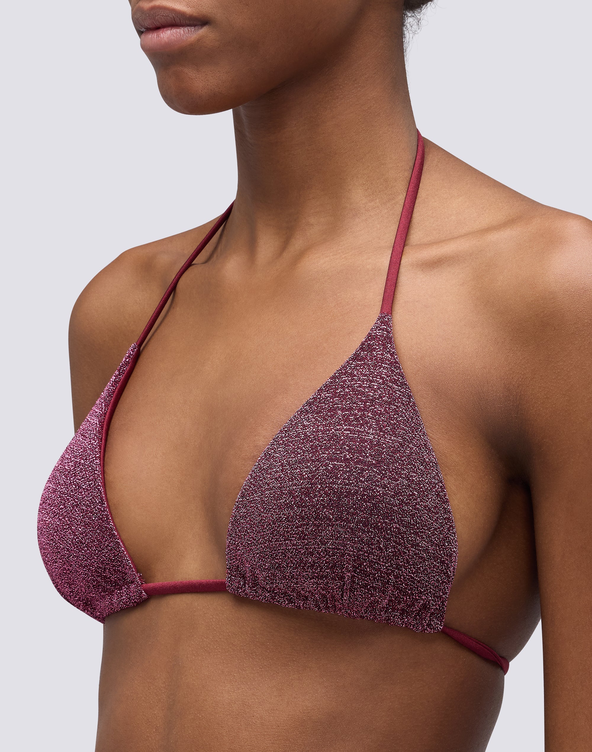 JENNIFER TOP A TRIANGOLO IN LUREX - Image 3