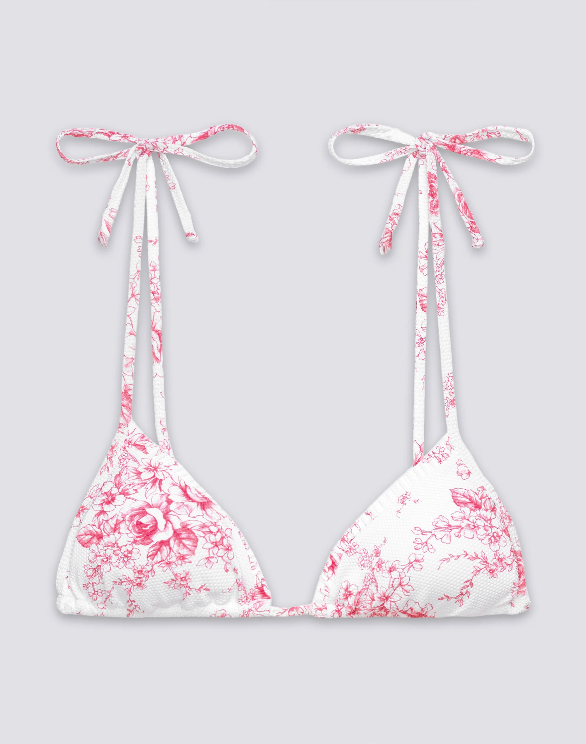 ARIZONA - BIKINI TOP BRALETTE REGOLABILE ROSE DE JOIE