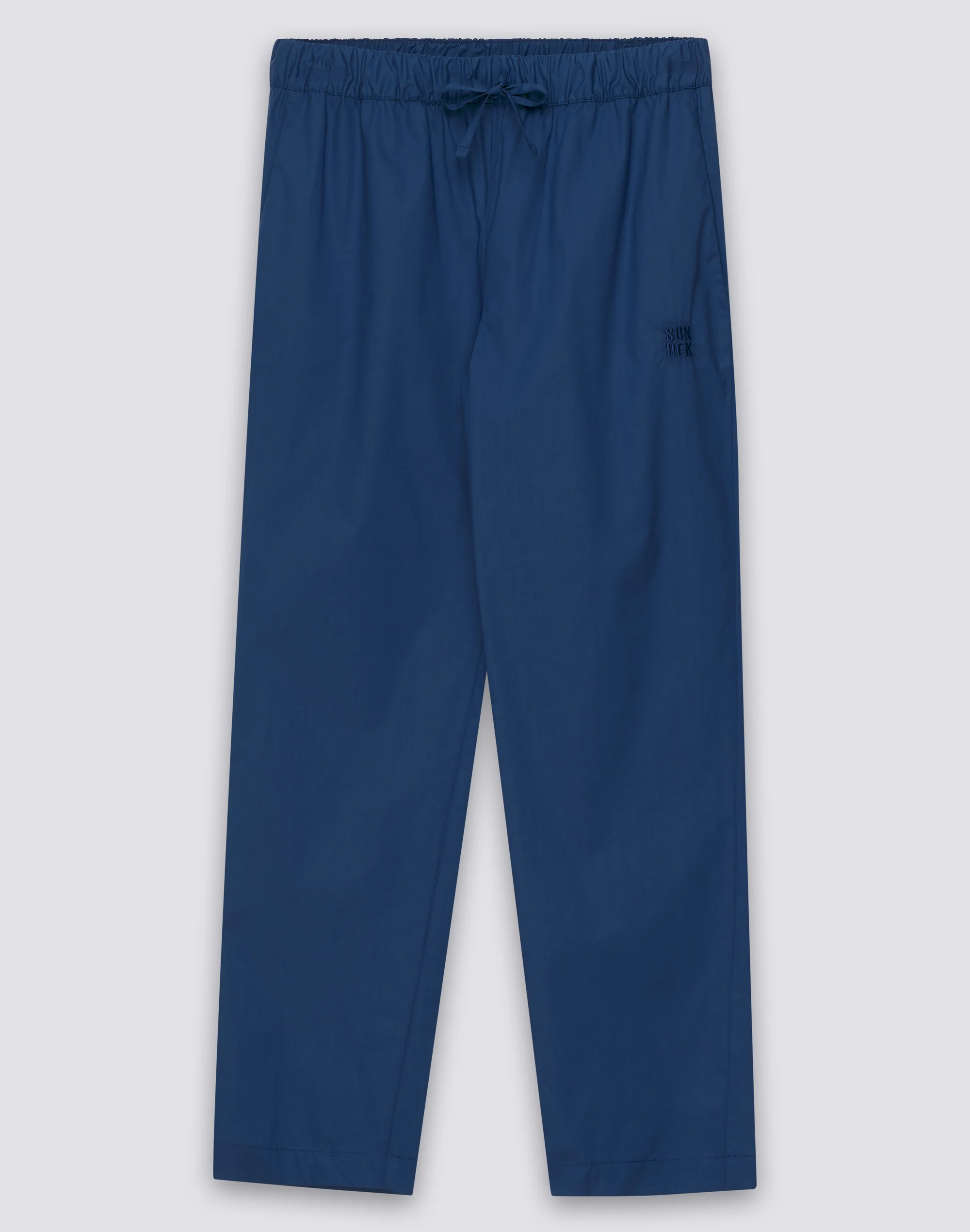 PANTALONI LUNGHI DONNA A SIGARETTA IN COTONE POPELINE
