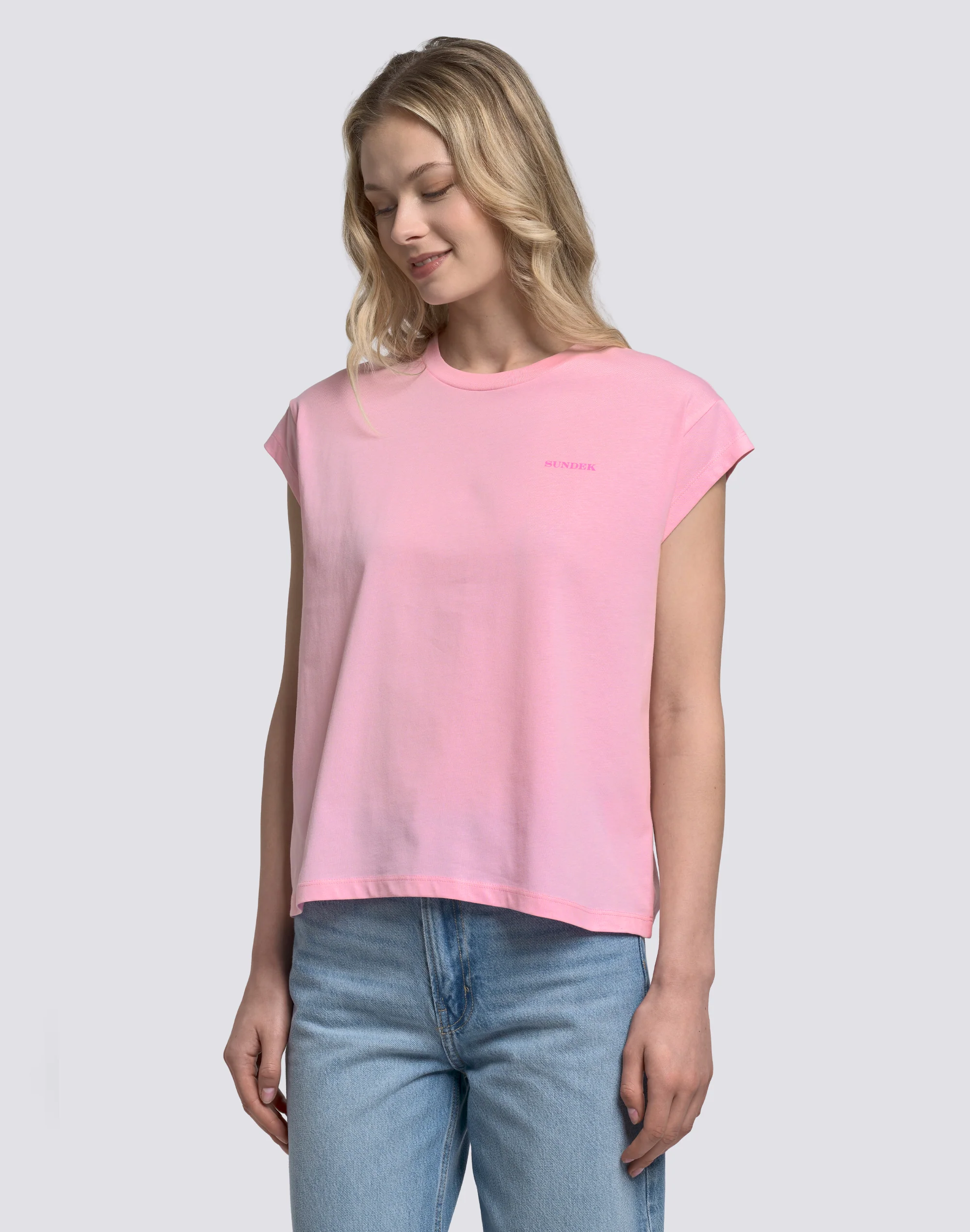 T-SHIRT DONNA CON STAMPA DEGRADÉ - Image 5