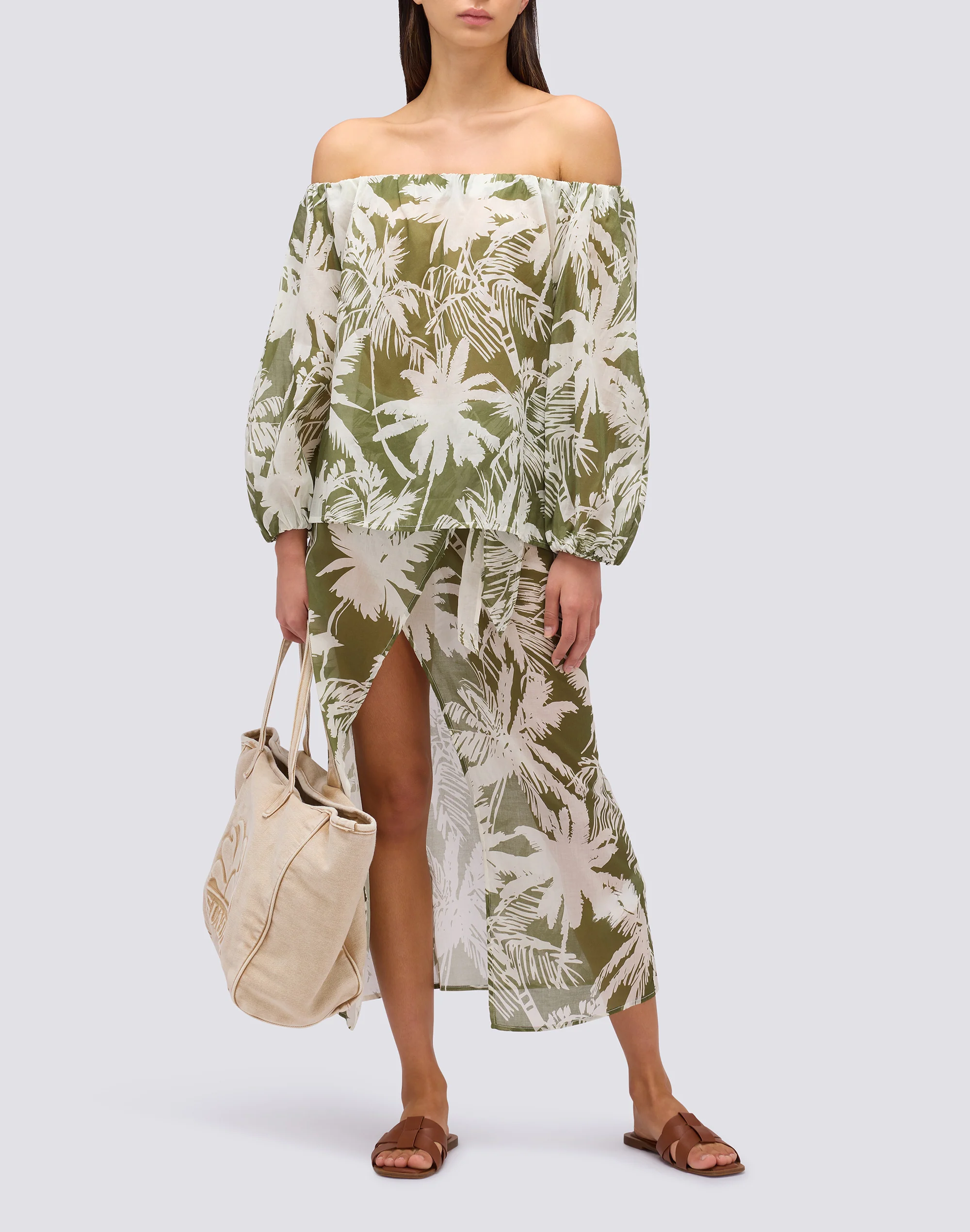 PAREO CON STAMPA TROPIC SAVANA - Image 4