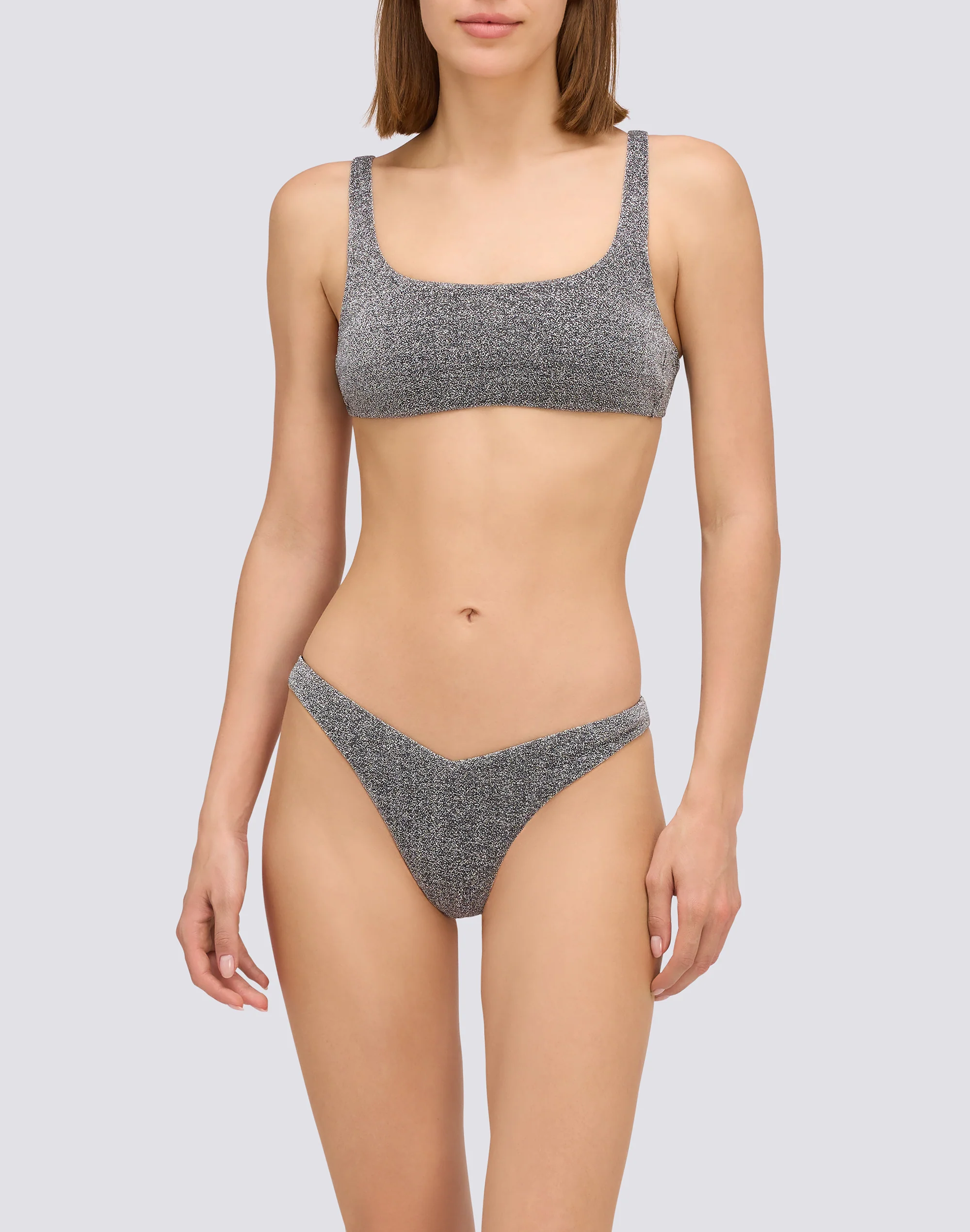MARLENE BIKINI TOP IN LUREX - Image 4
