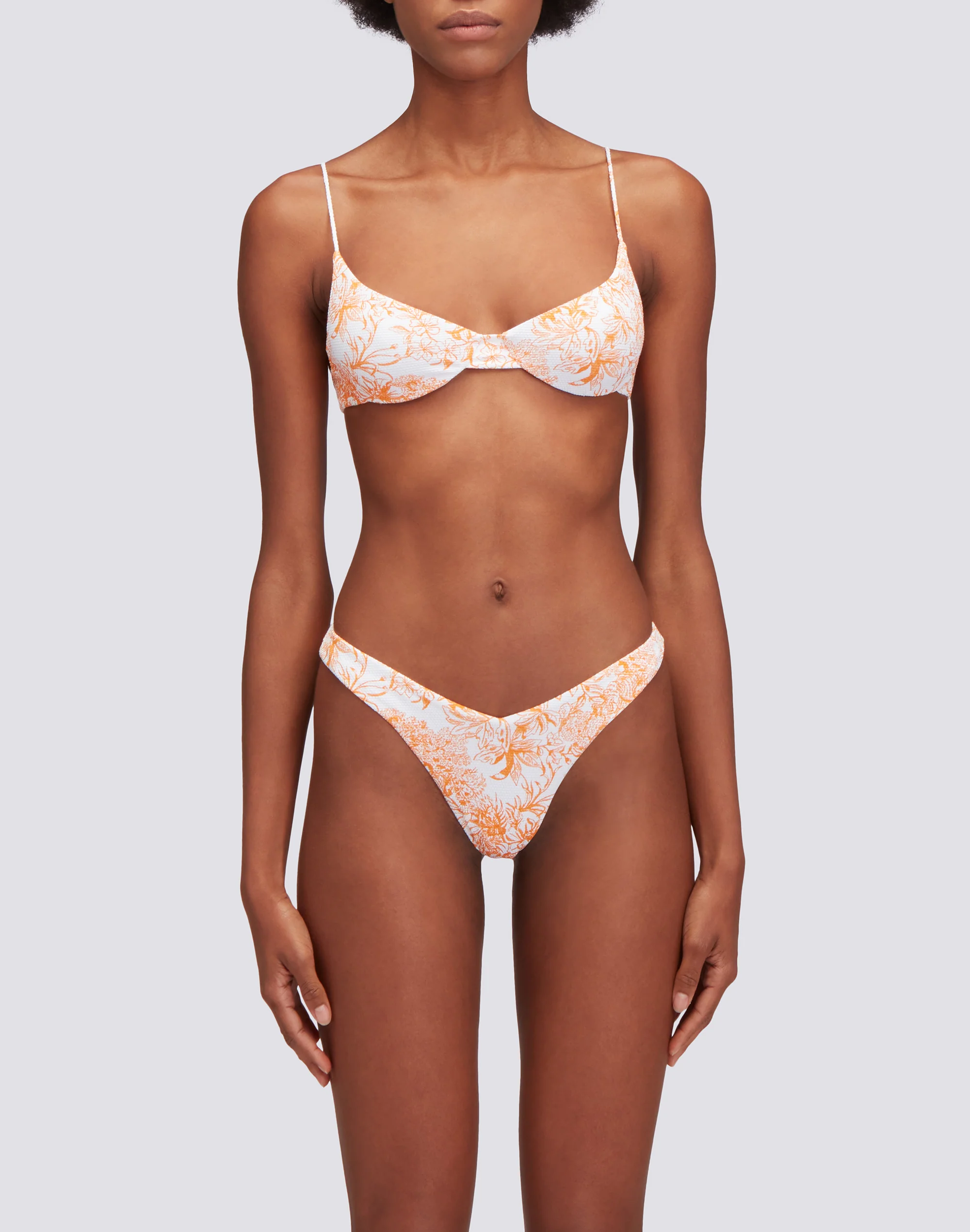 LOREN - BIKINI A VITA ALTA SGAMBATO FLEUR DE JOIE - Image 2
