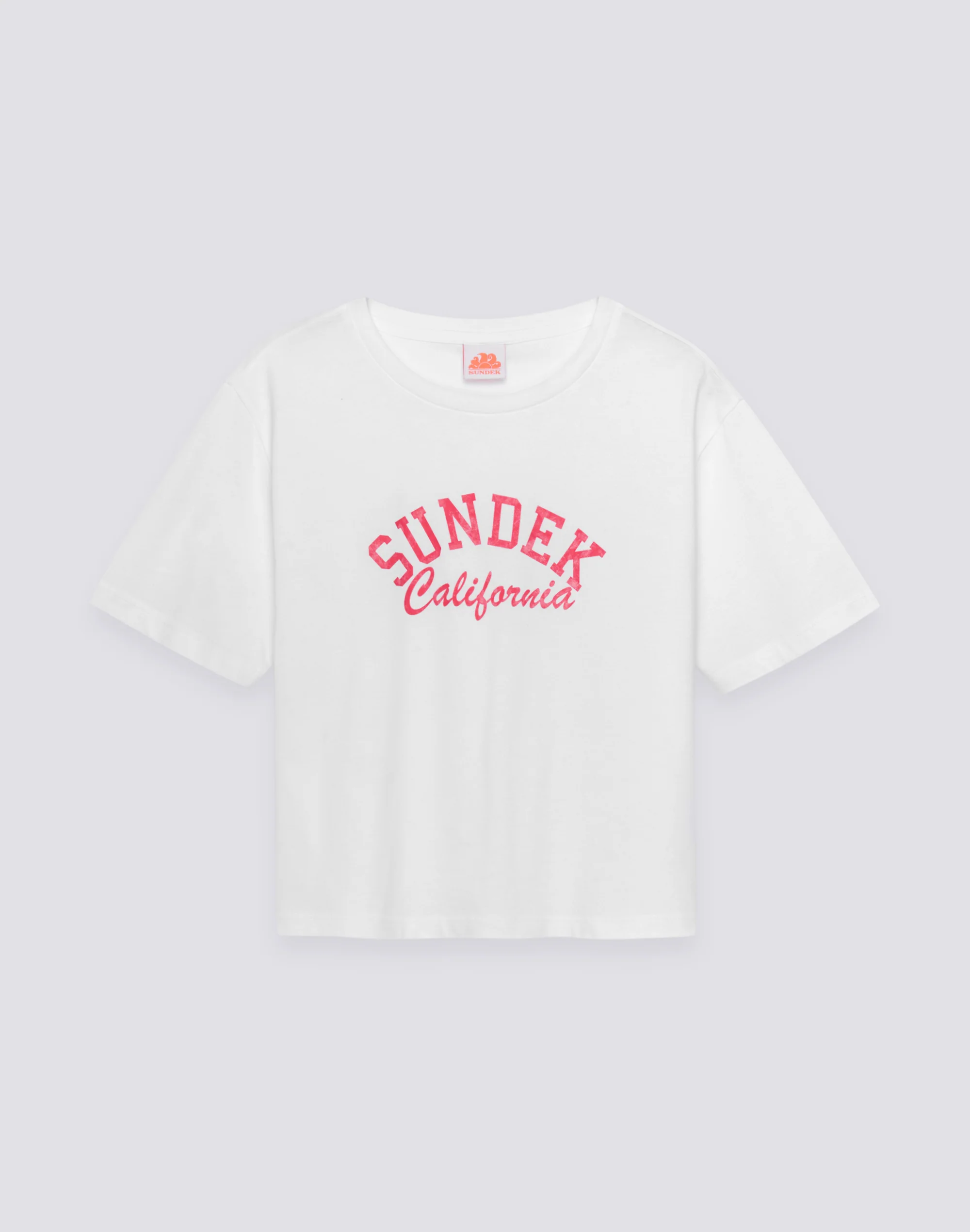 T-SHIRT DONNA CROPPED VINTAGE WASH