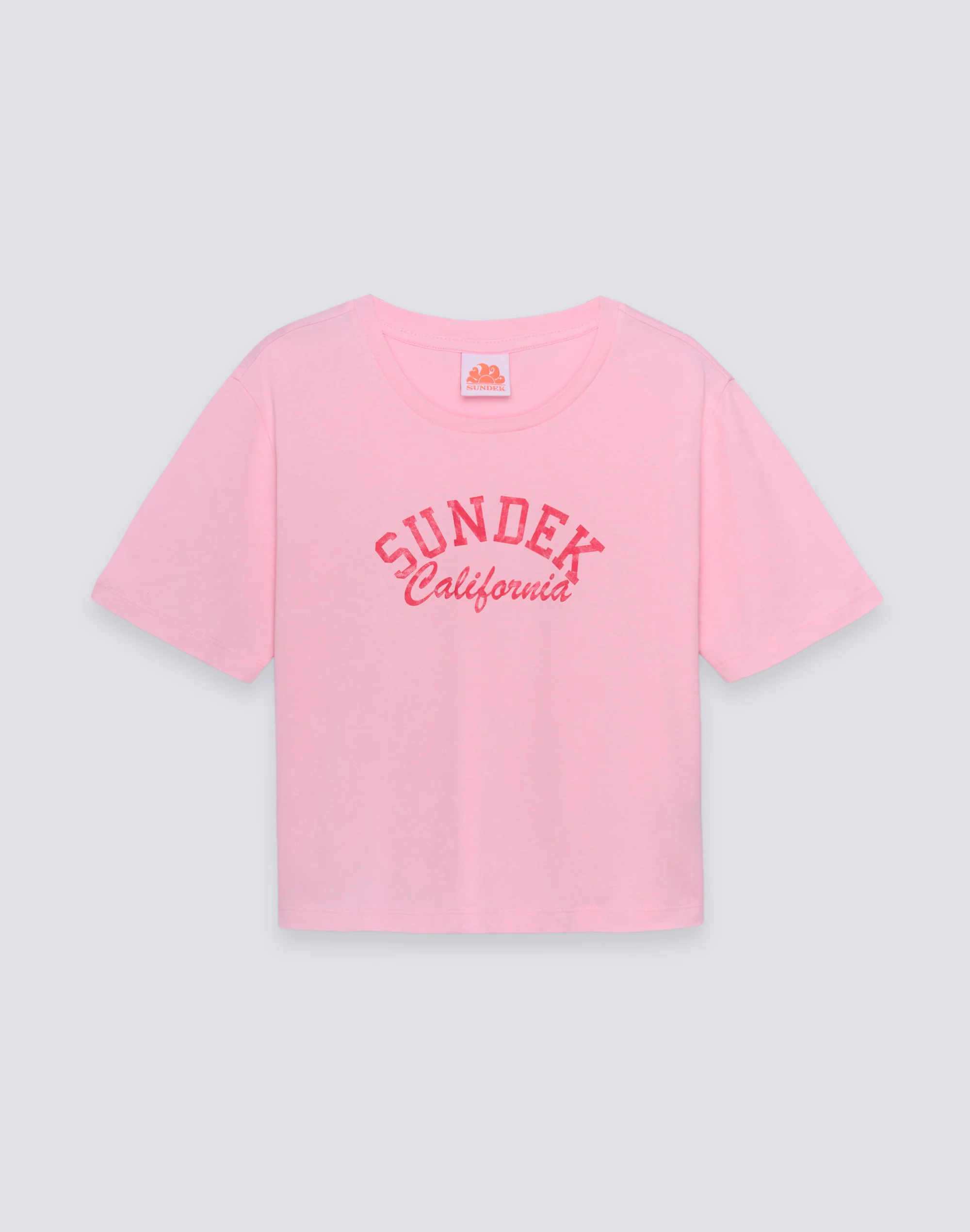 T-SHIRT DONNA CROPPED VINTAGE WASH