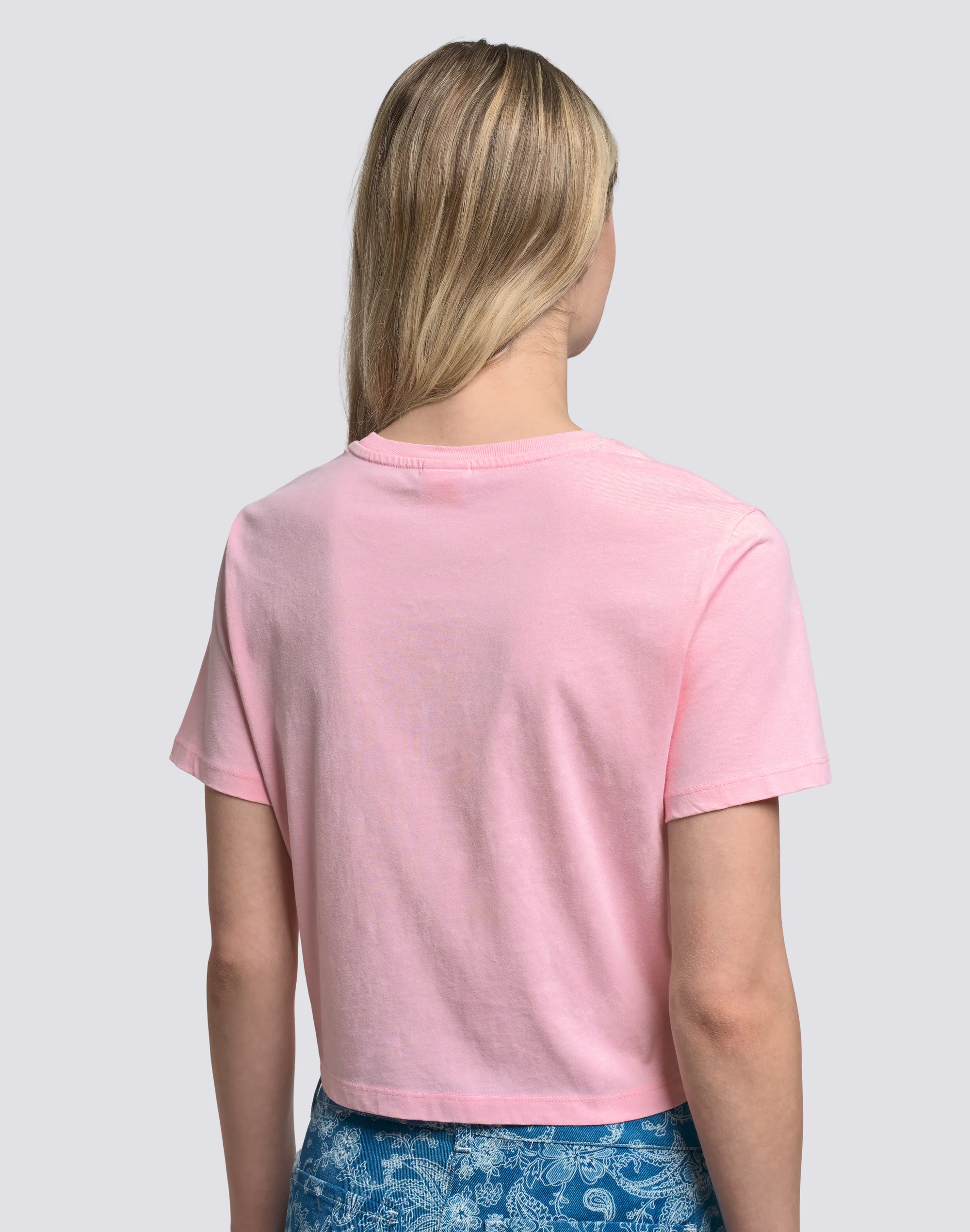 T-SHIRT DONNA CROPPED VINTAGE WASH - Image 5