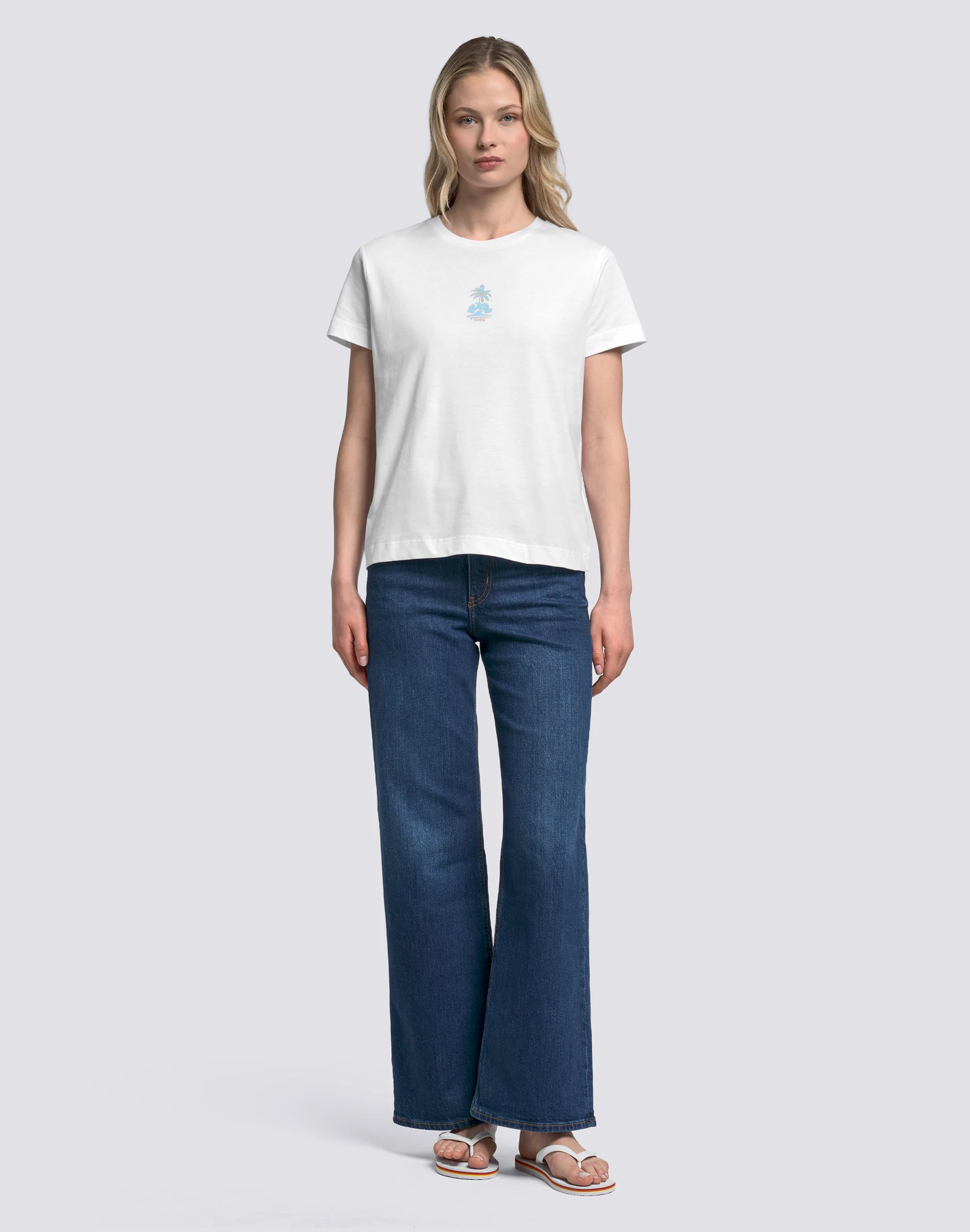 T-SHIRT DONNA STAMPA GOOD VIBES ONLY - Image 3