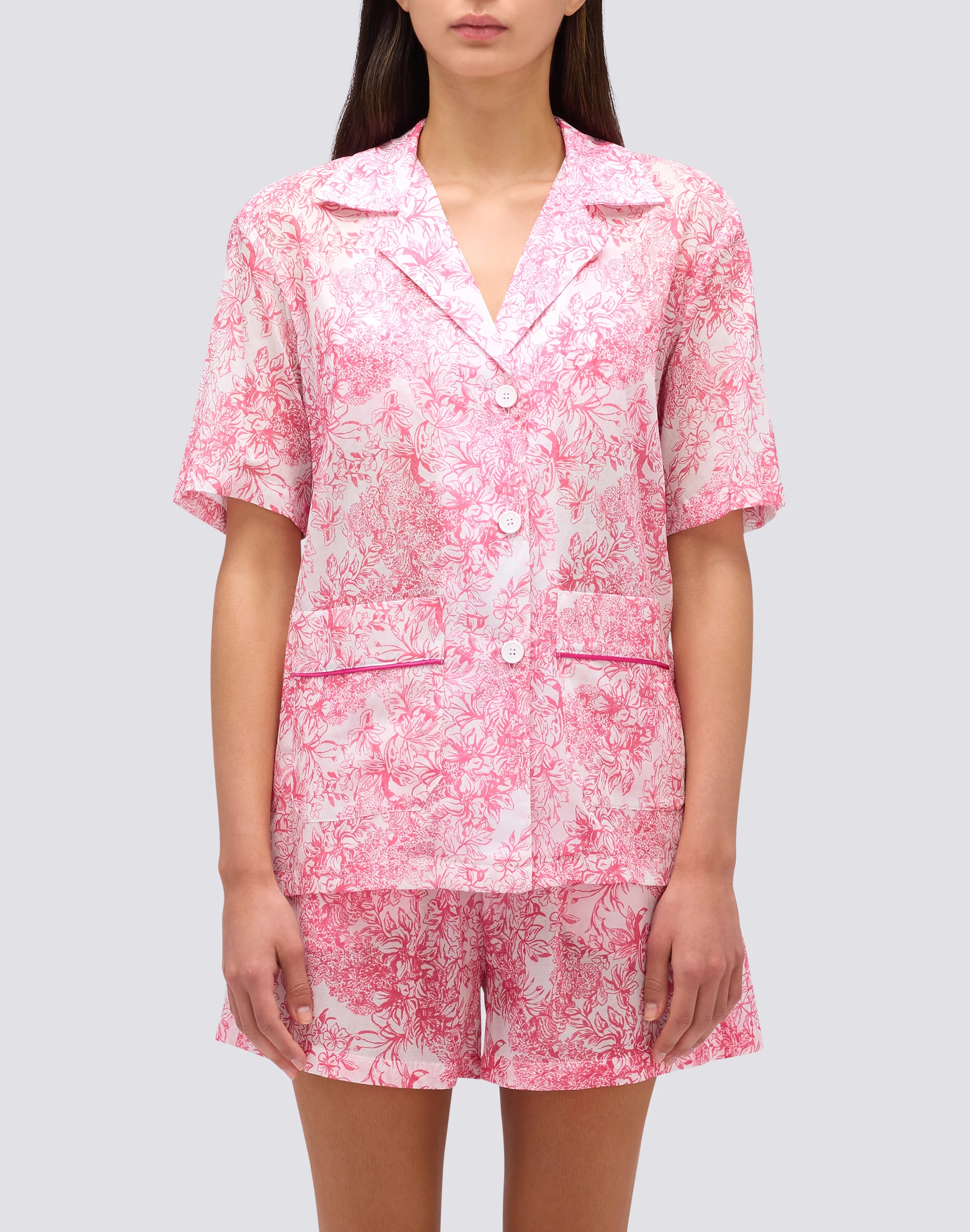 CAMICIA DONNA STAMPA FLEUR DE JOIE
