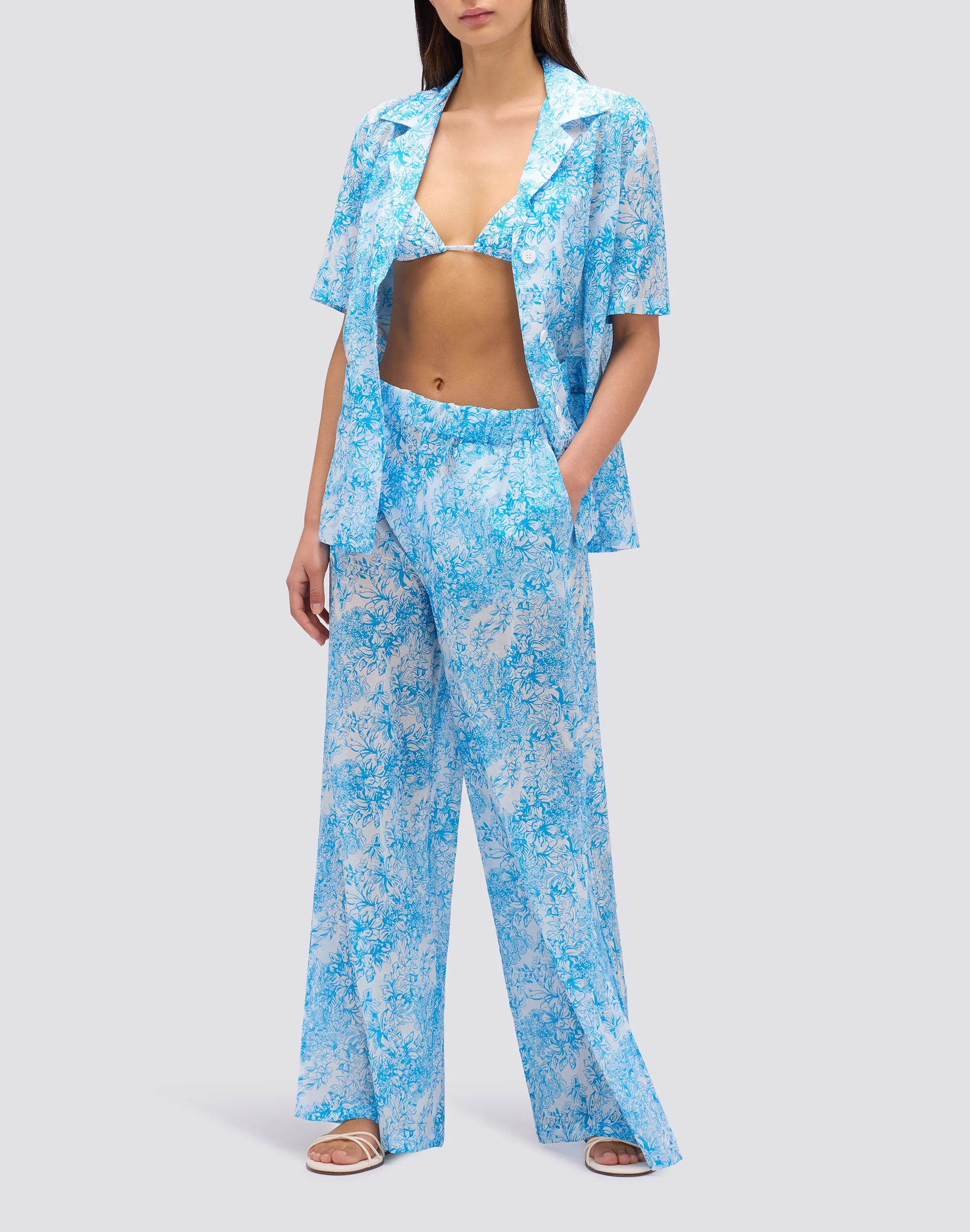 CAMICIA DONNA STAMPA FLEUR DE JOIE