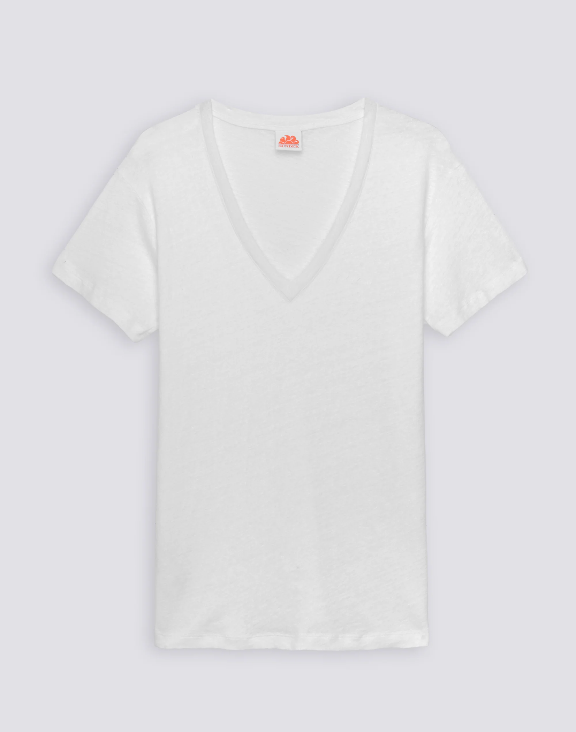 T-SHIRT DONNA A MEZZE MANICHE IN LINO